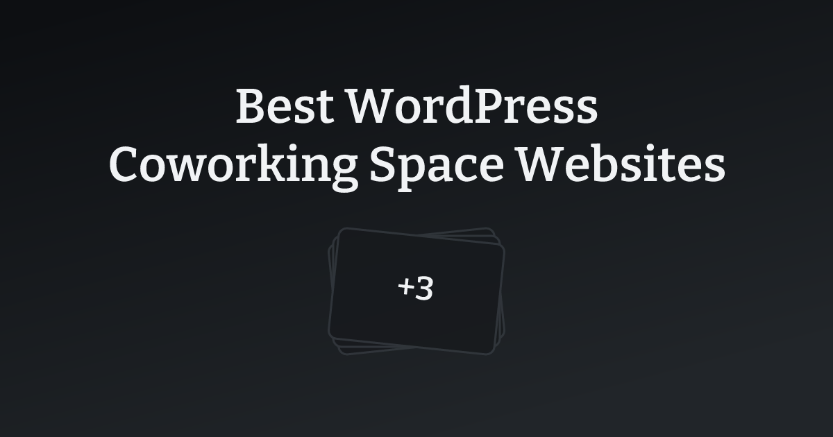 Best WordPress Coworking Space Websites with count