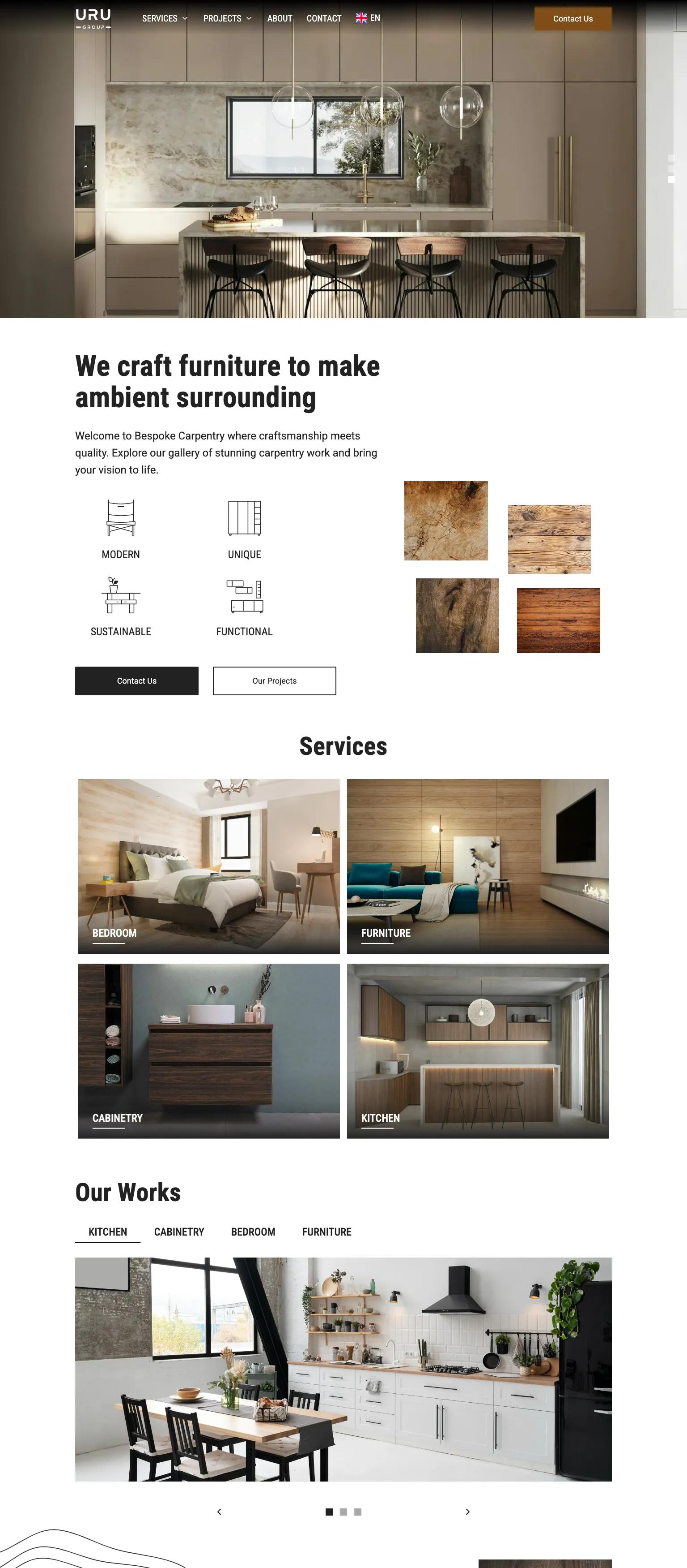 Bespoke Carpentry screenshot