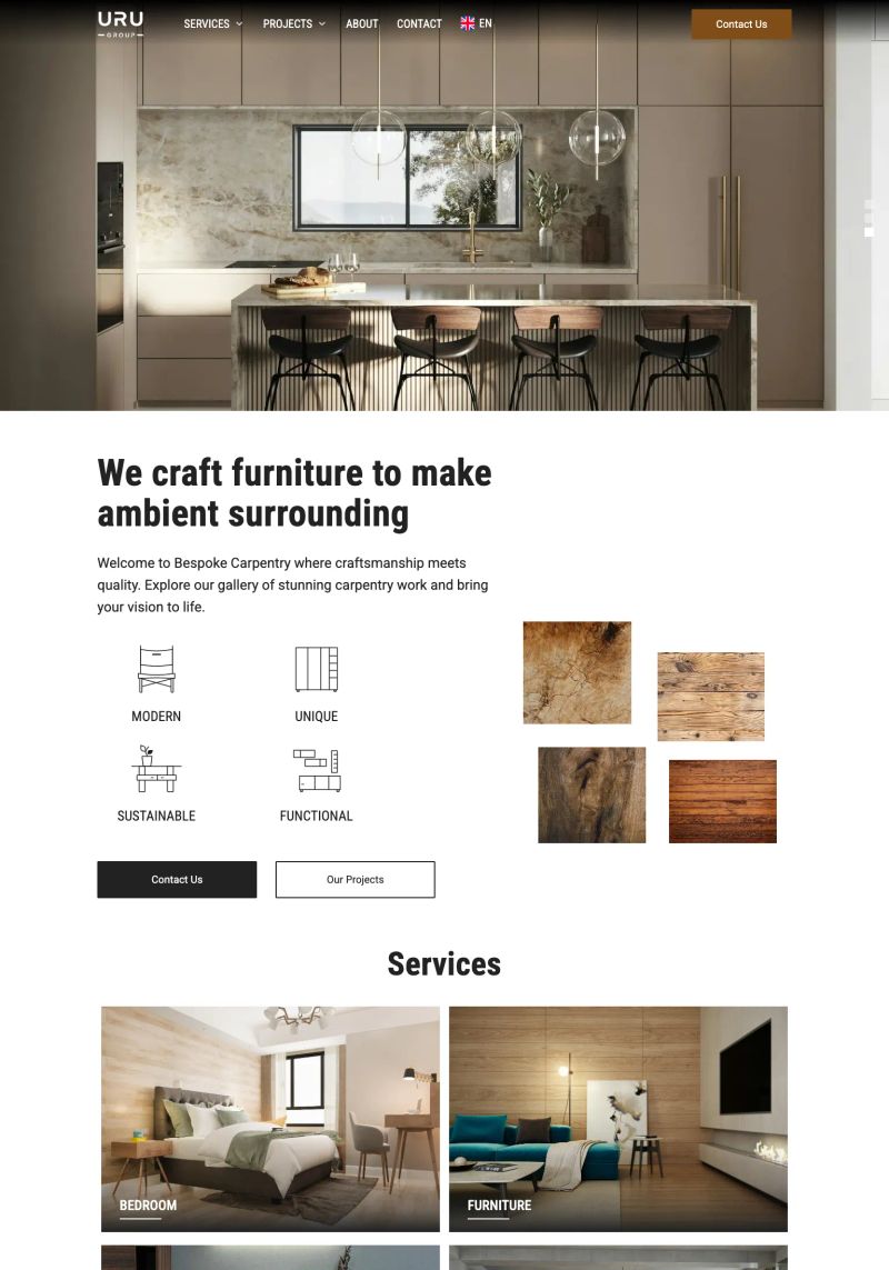 Bespoke Carpentry screenshot