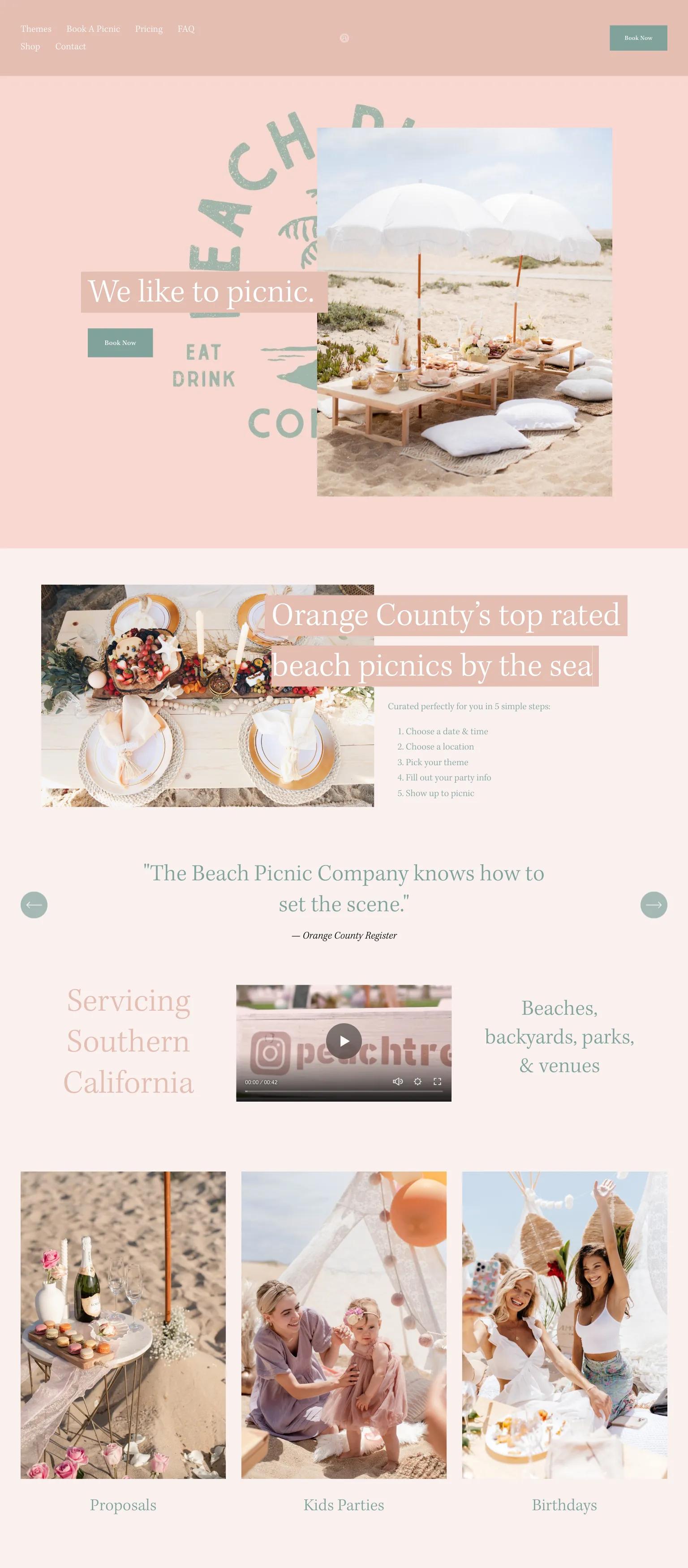 The Beach Picnic Company screenshot