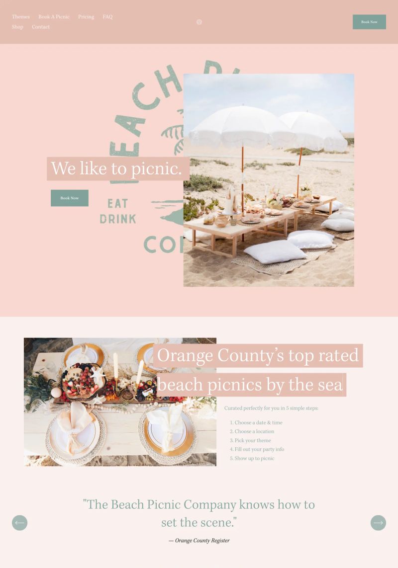 The Beach Picnic Company screenshot