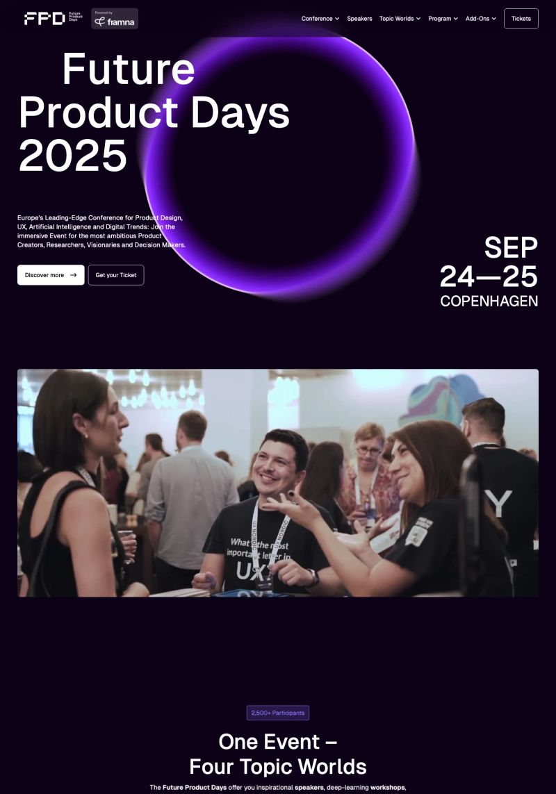 Future Product Days screenshot
