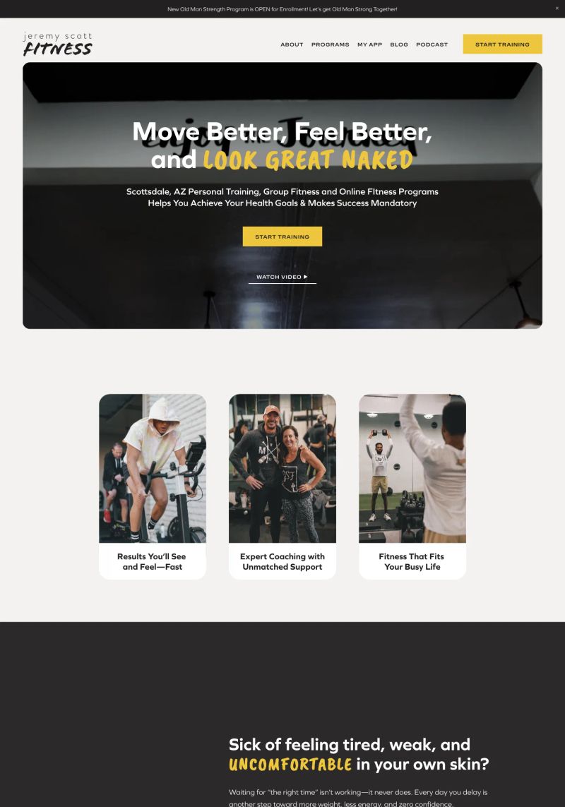 Jeremy Scott Fitness screenshot