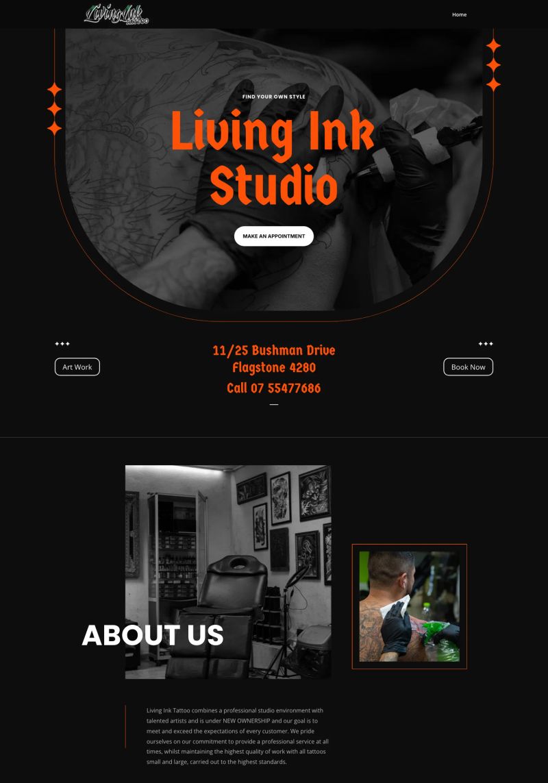 Living Ink Tattoo screenshot