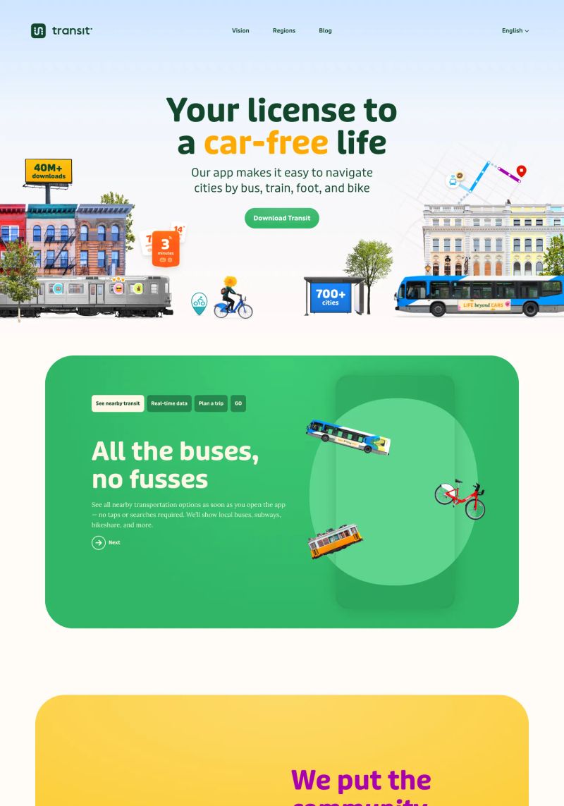 Transit screenshot
