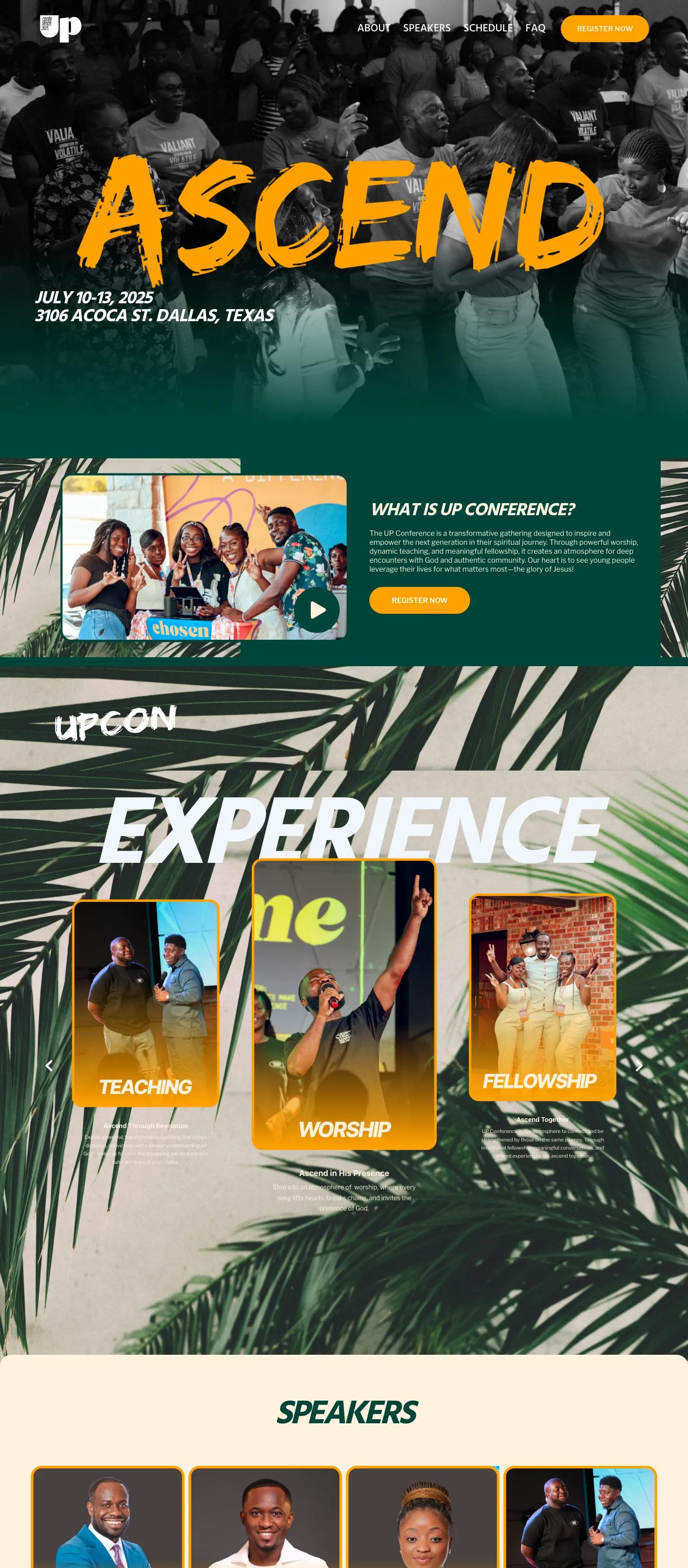 UP Conference screenshot