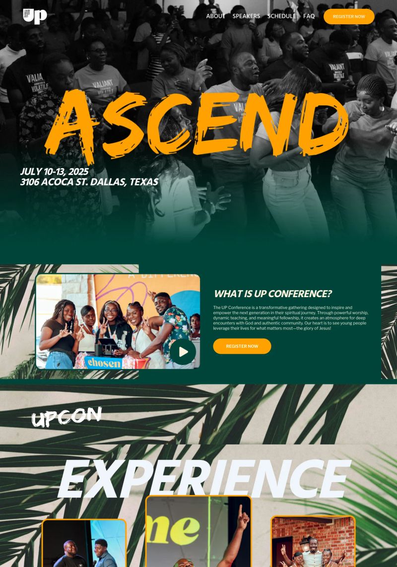 UP Conference screenshot