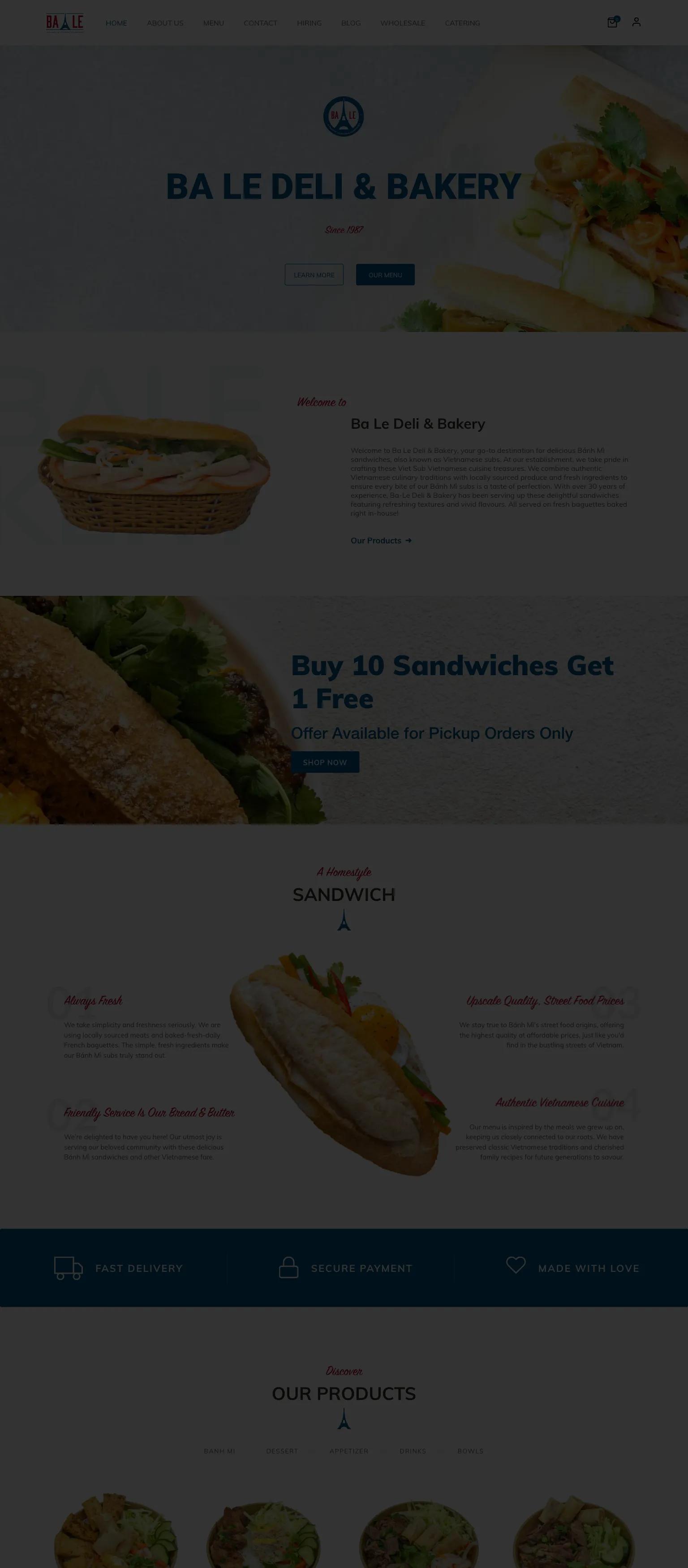 Ba Le Deli & Bakery screenshot