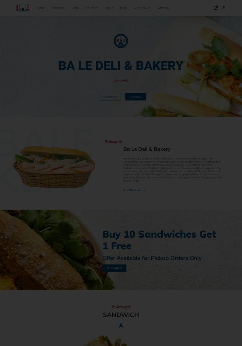 Ba Le Deli & Bakery screenshot