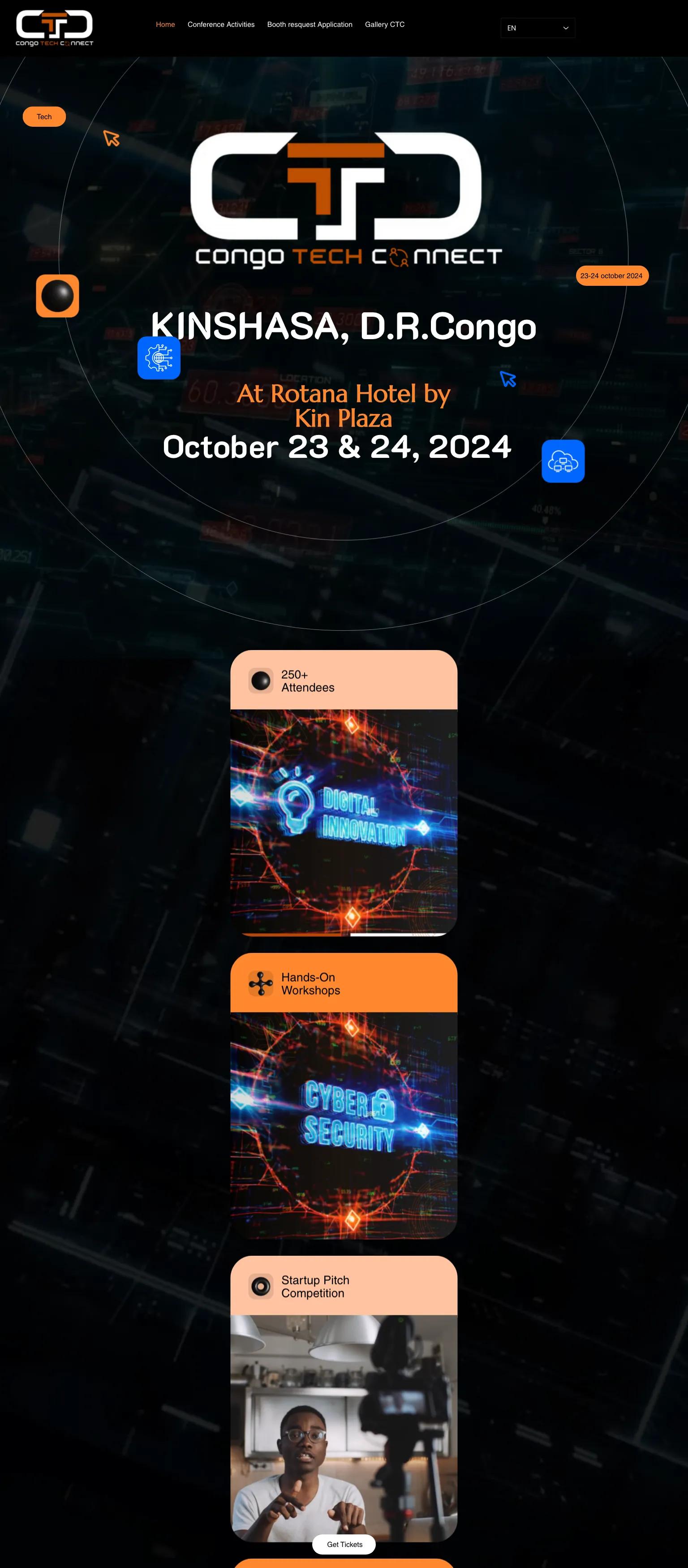 Congo Tech Connect Conference screenshot