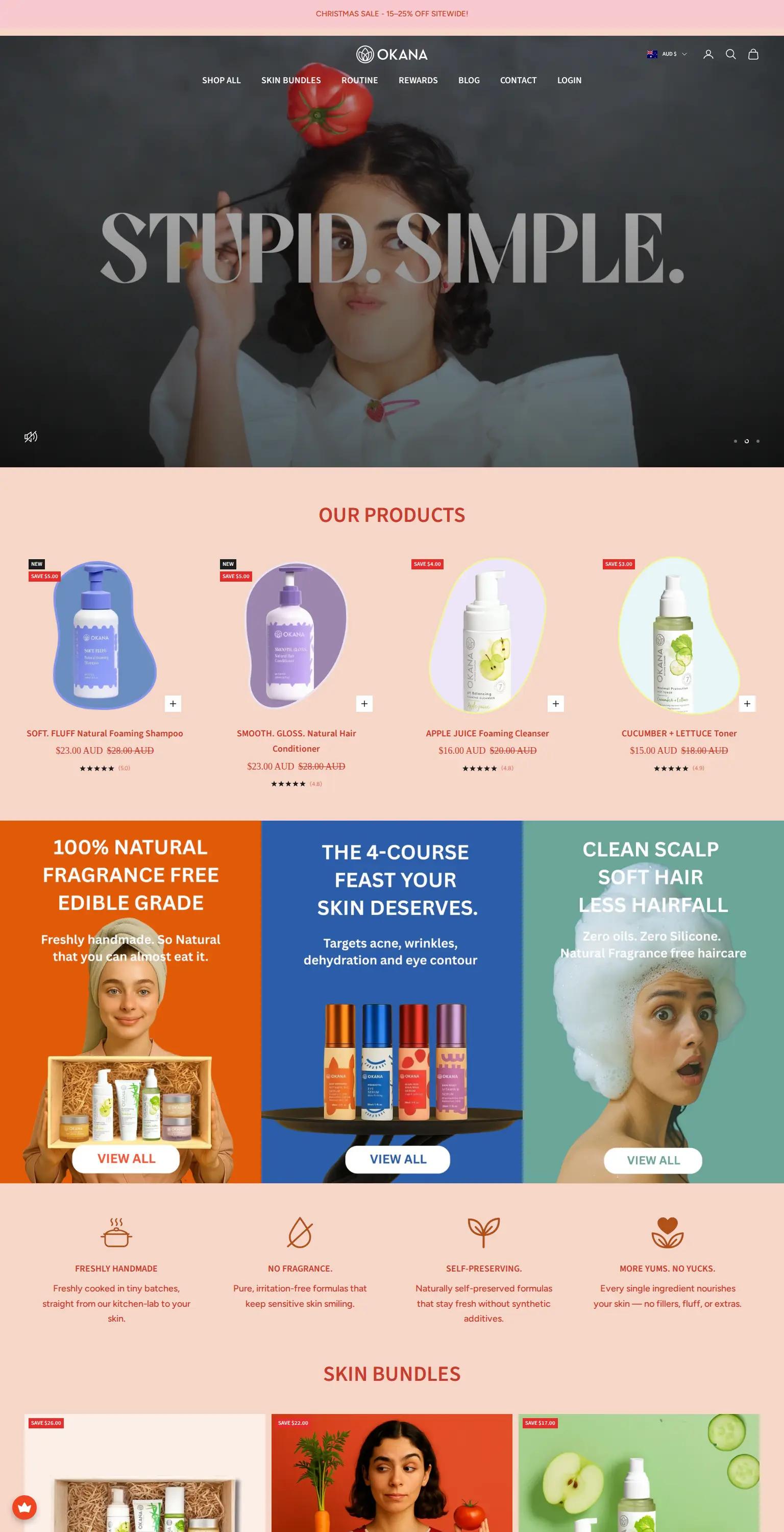 Okana Skincare screenshot