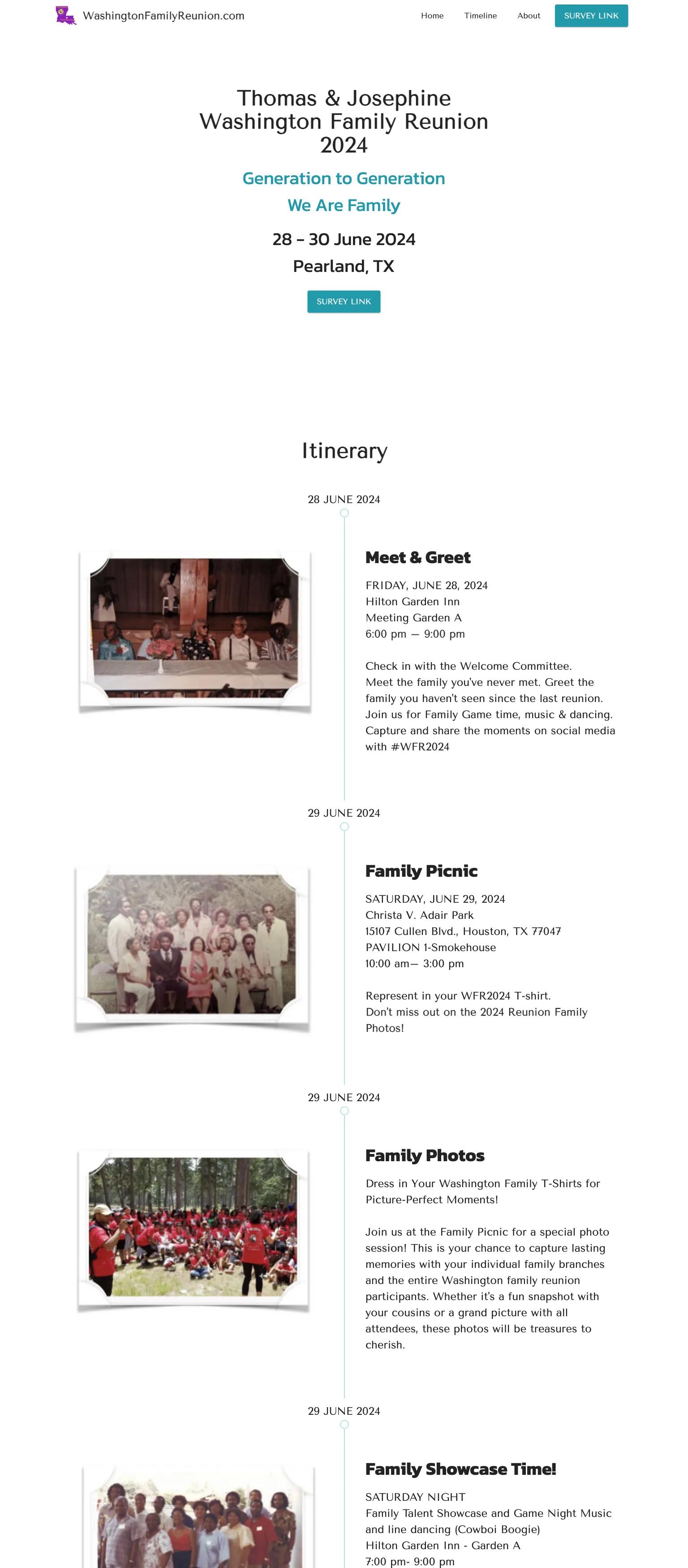 Washington Family Reunion screenshot