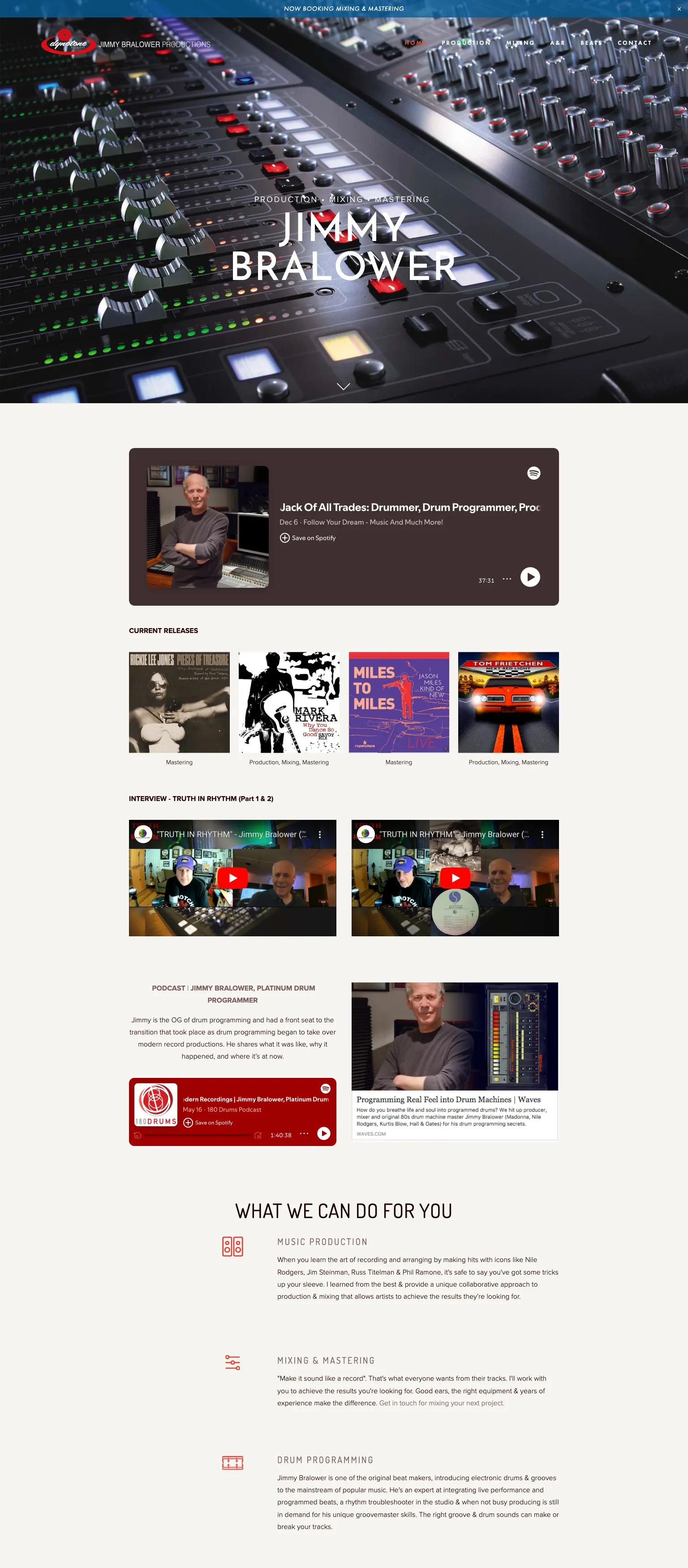 Jimmy Bralower Productions screenshot