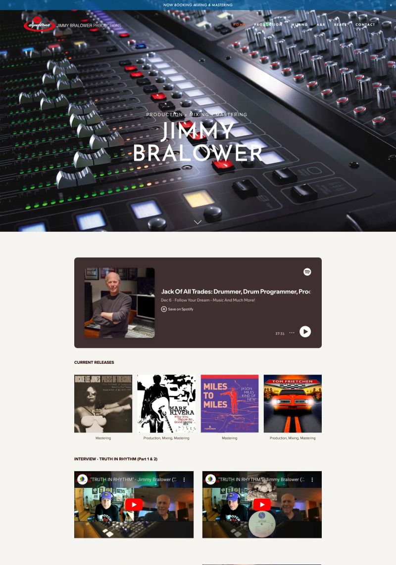Jimmy Bralower Productions screenshot