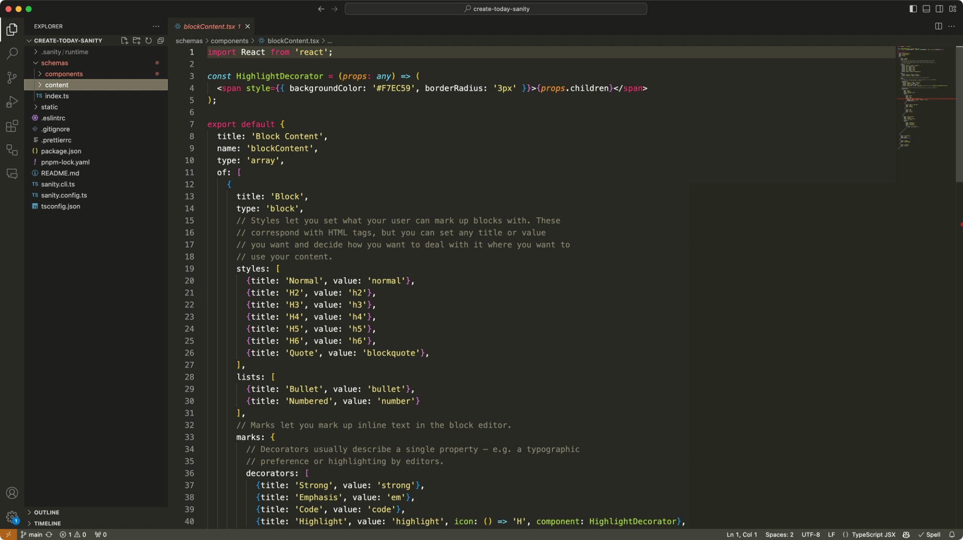 Customizing Portable Text