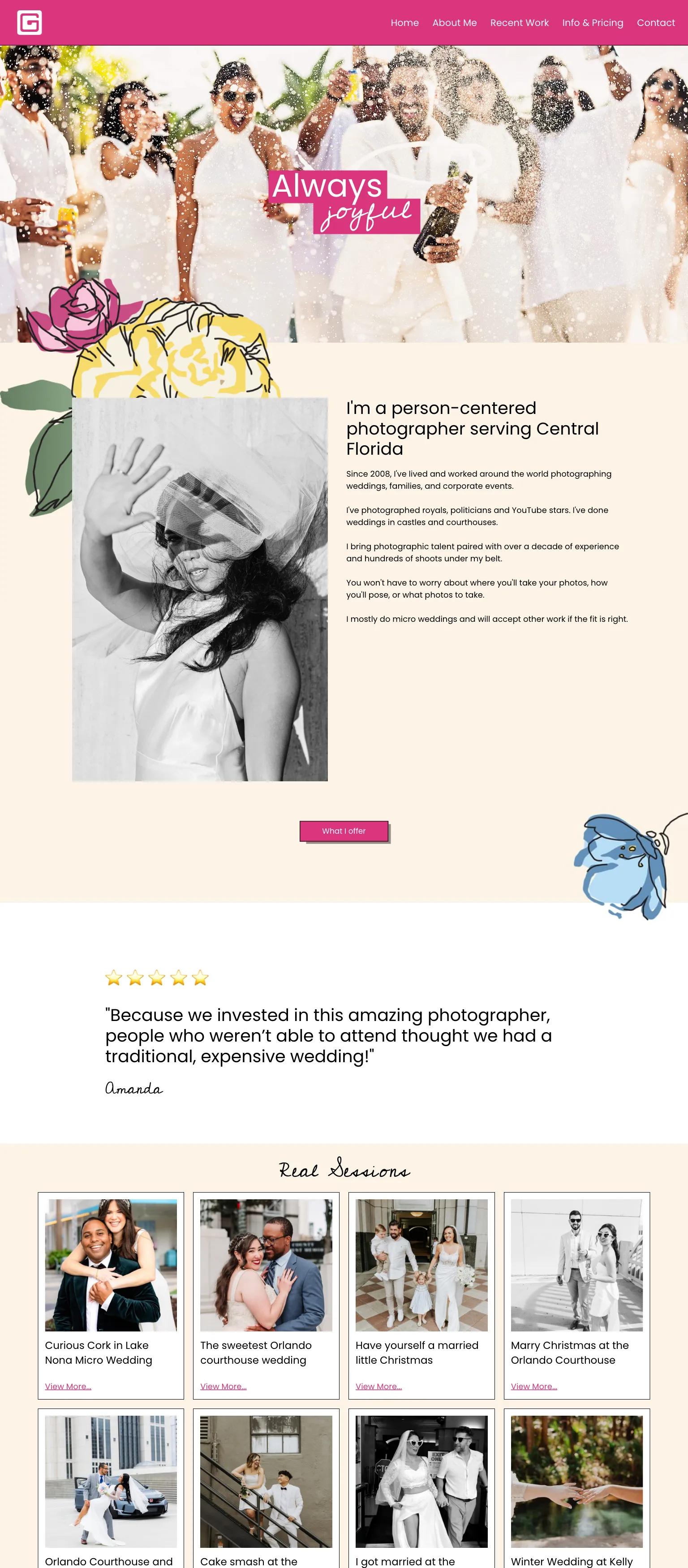 Gracie May Photography screenshot