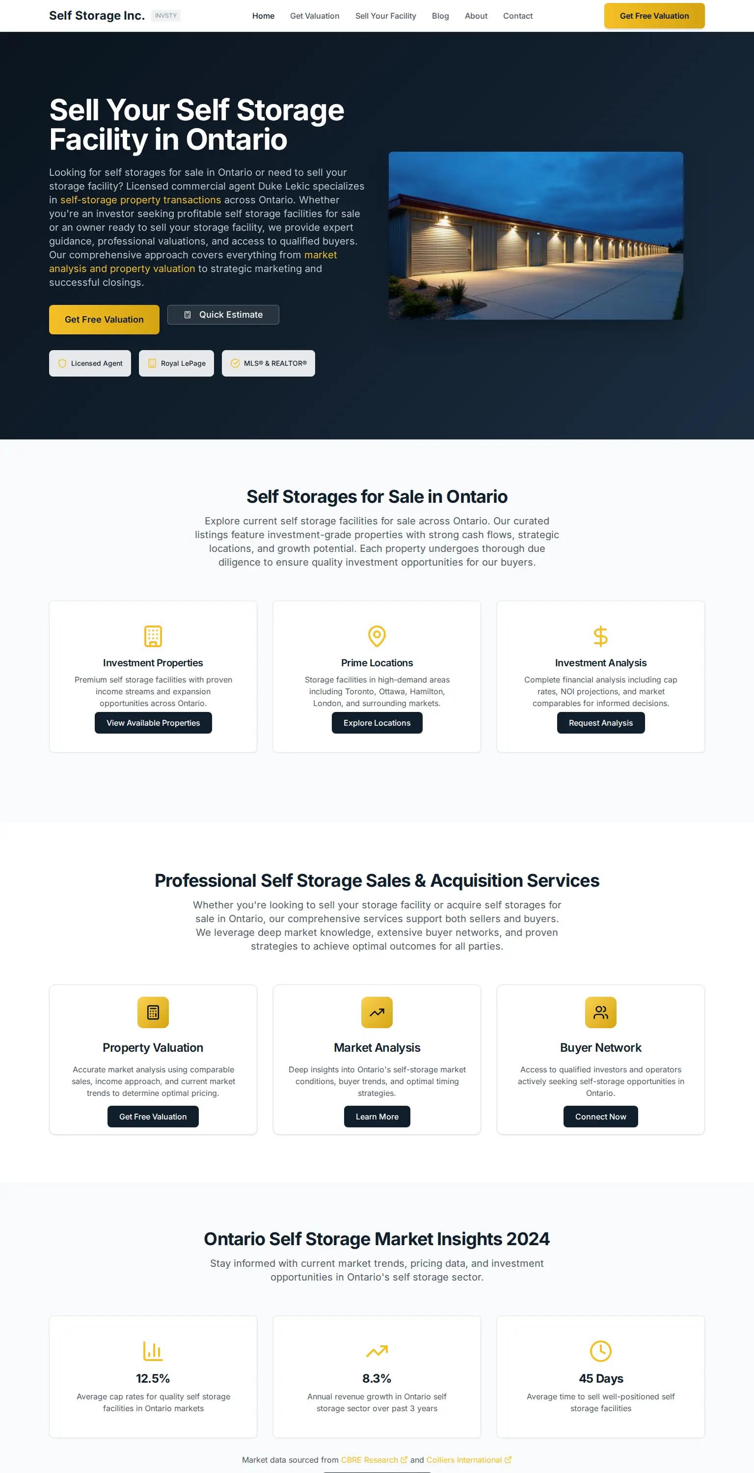 Self Storages Inc. screenshot