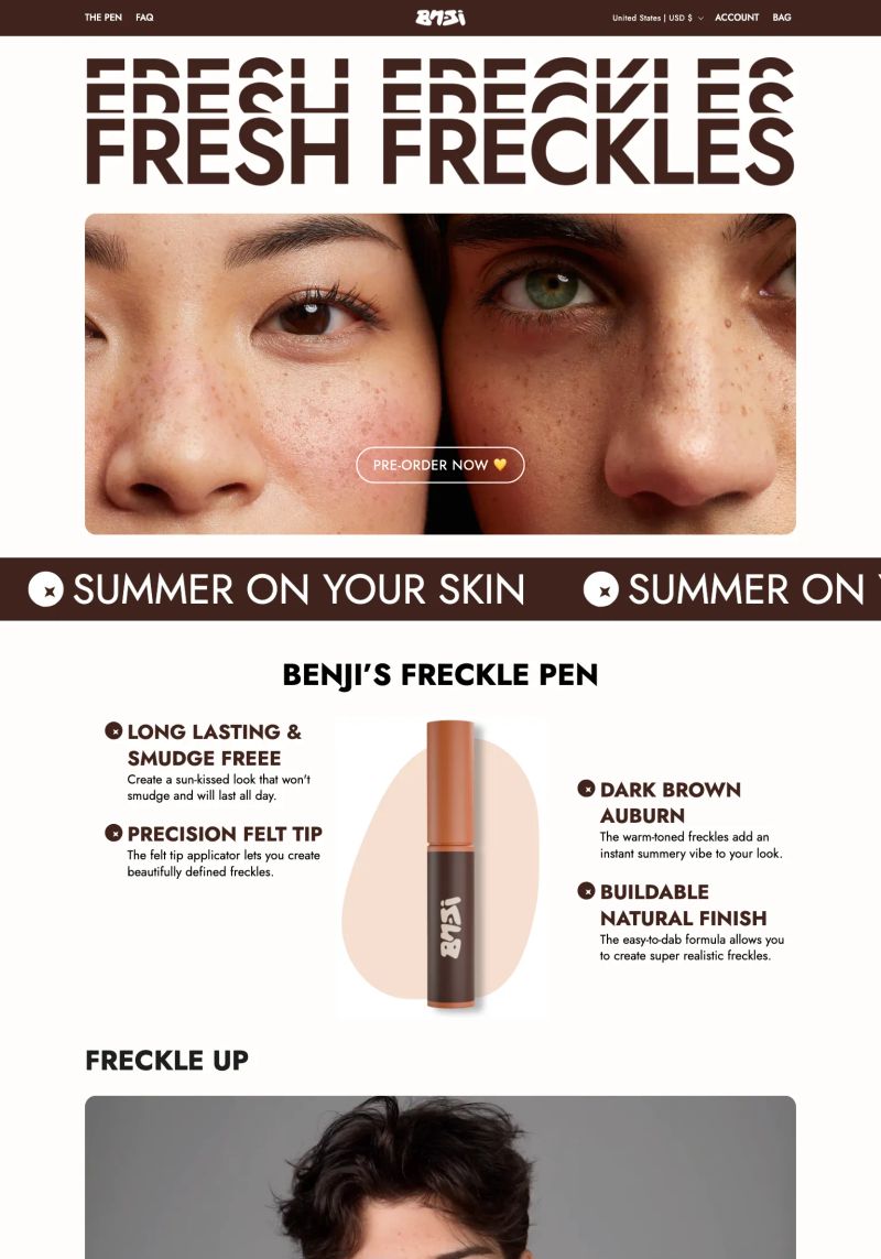 Benji's Freckle Pen screenshot