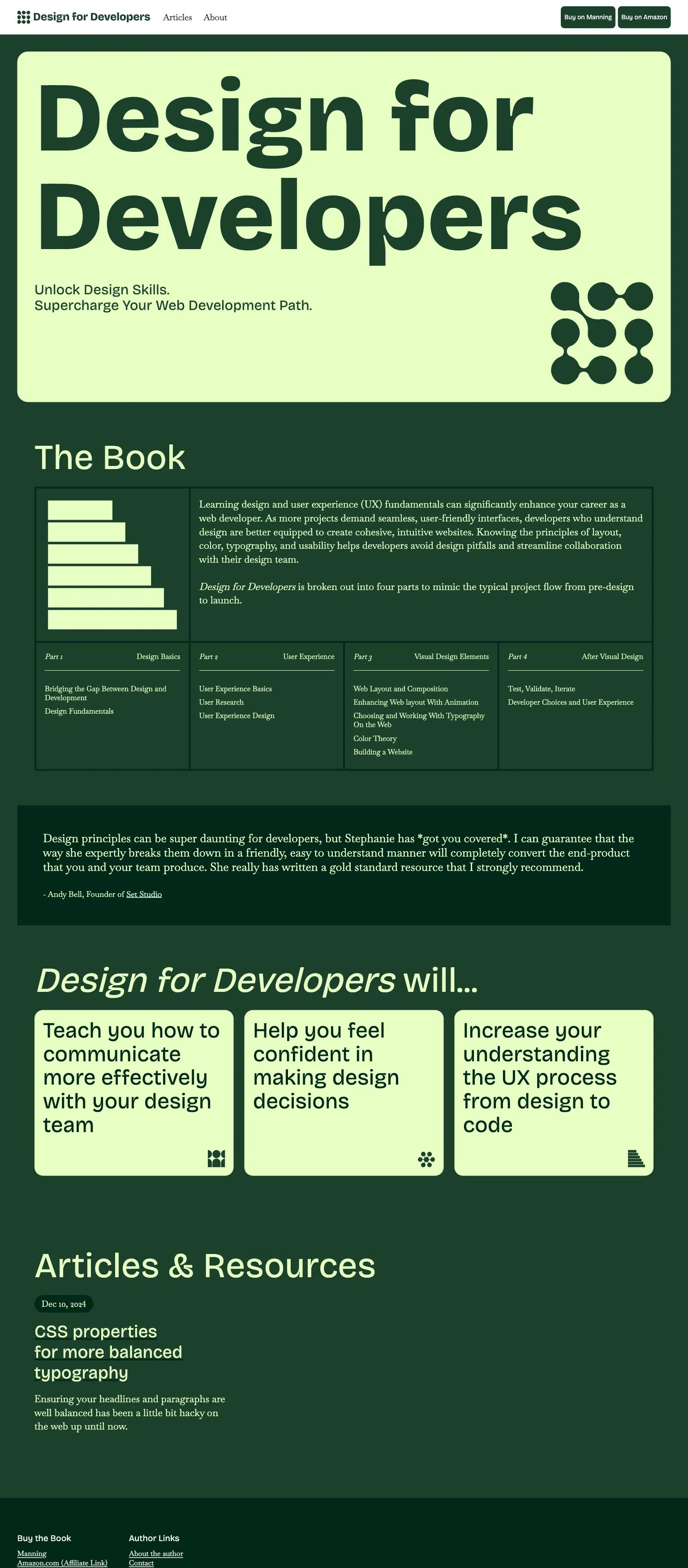 Design for Developers screenshot