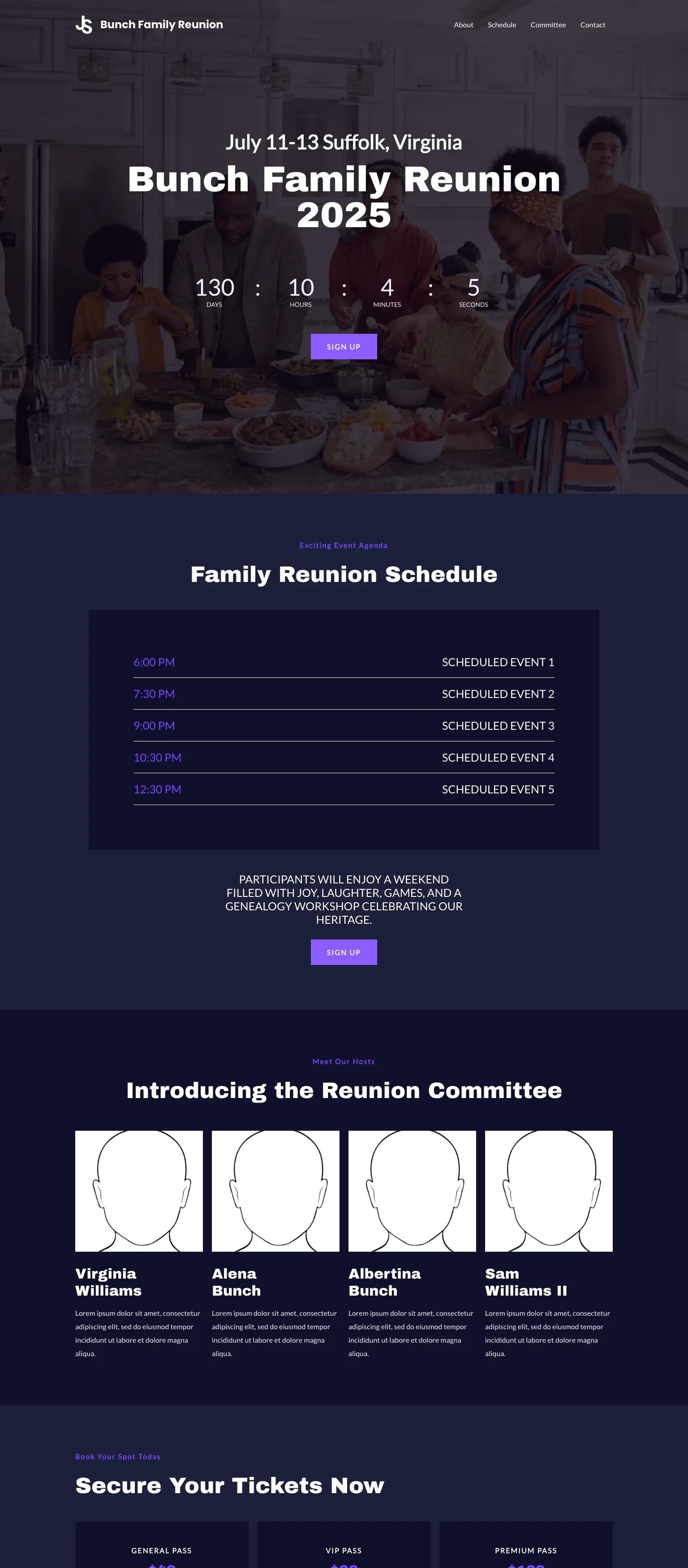 Bunch Family Reunion screenshot
