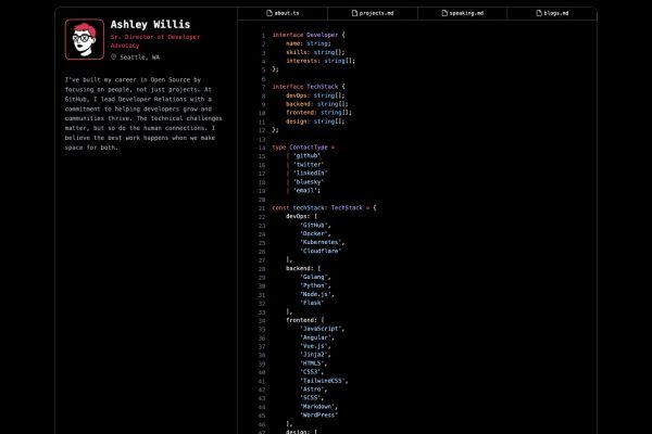 Porfolio In Code Example 32 Best Web Developer Portfolio Website Examples (2026)