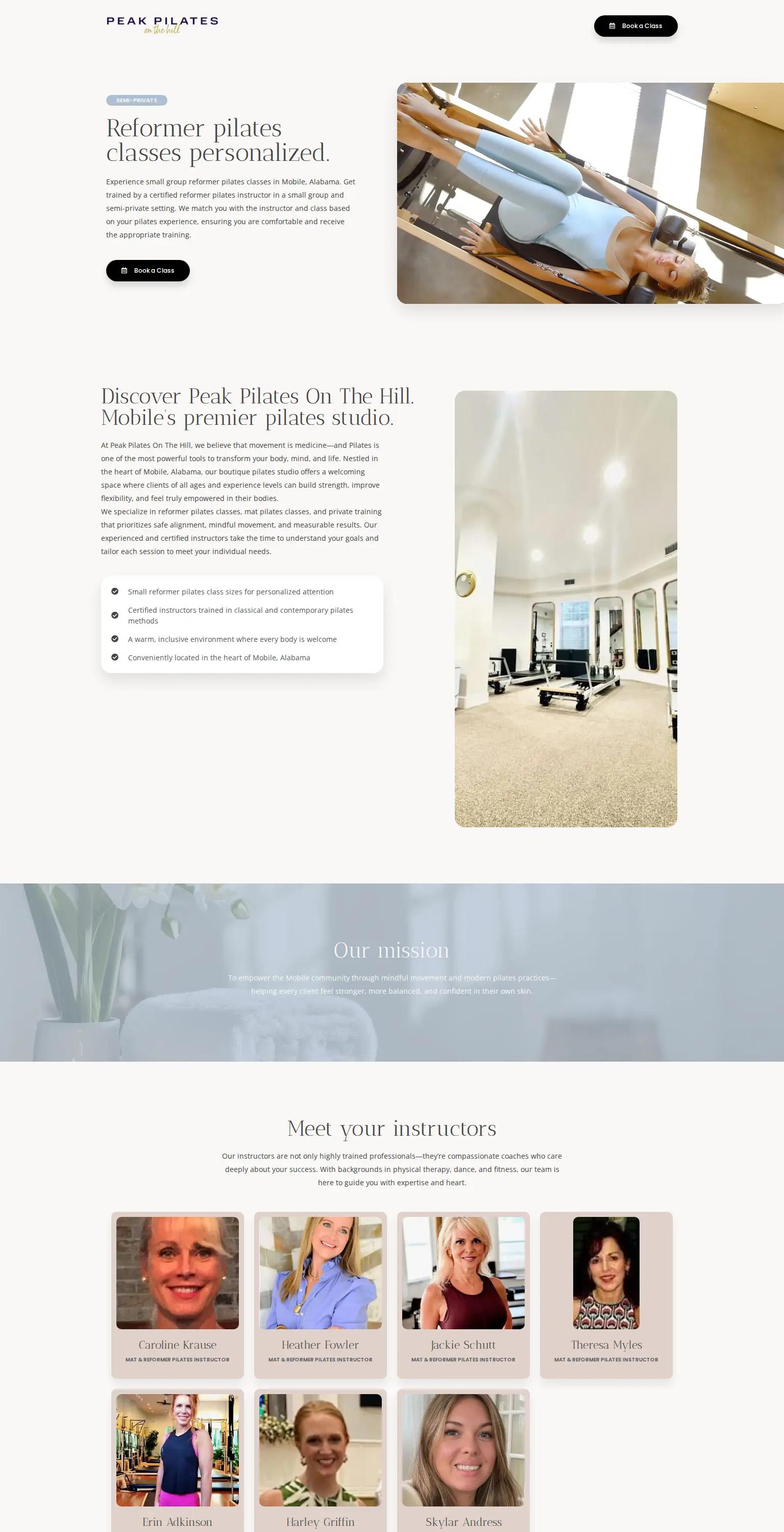 Peak Pilates screenshot