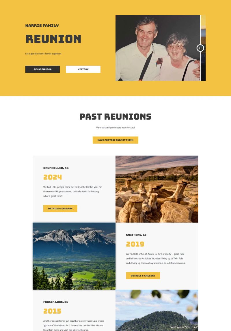 Harris Family Reunion screenshot