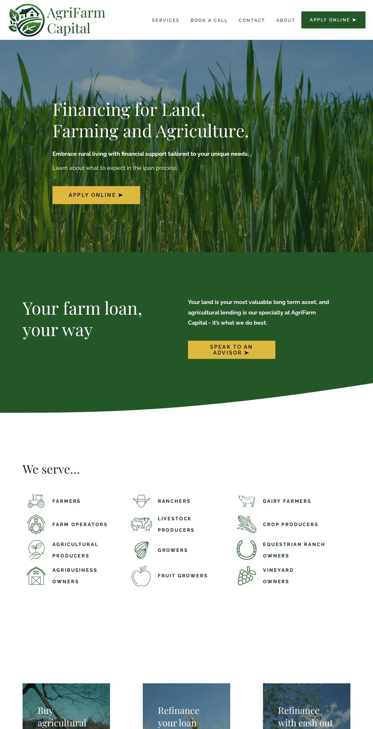 AgriFarm Capital screenshot