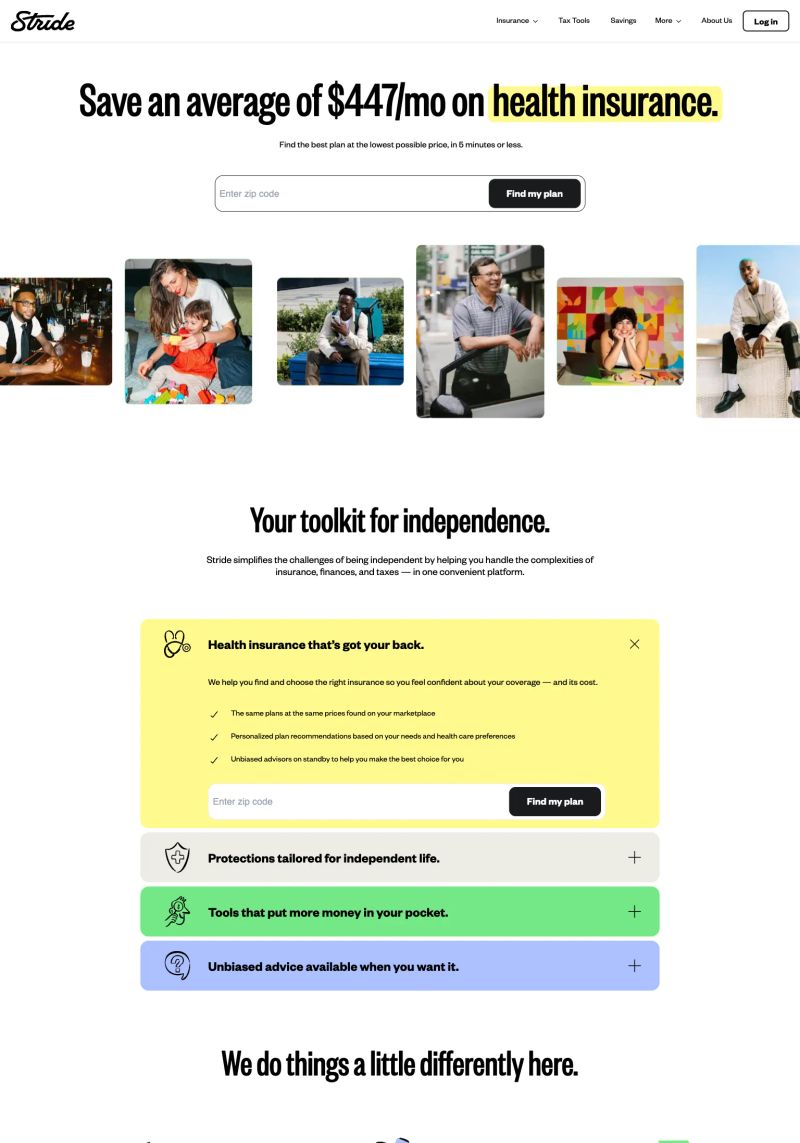 Stride Health screenshot