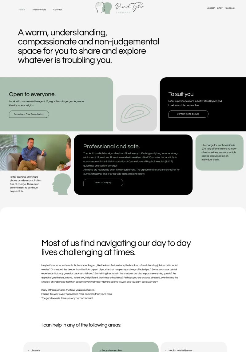 David Tyler Therapy screenshot