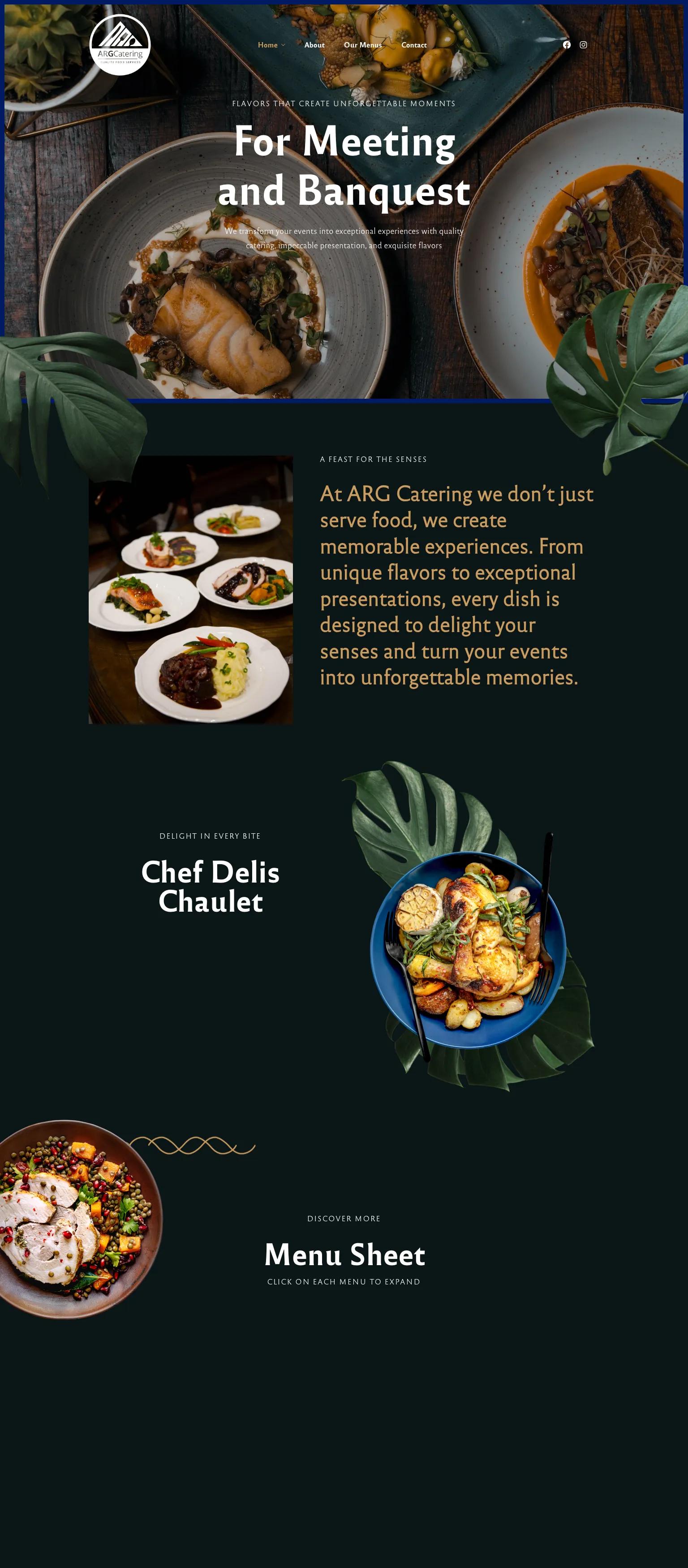 ARG Catering screenshot