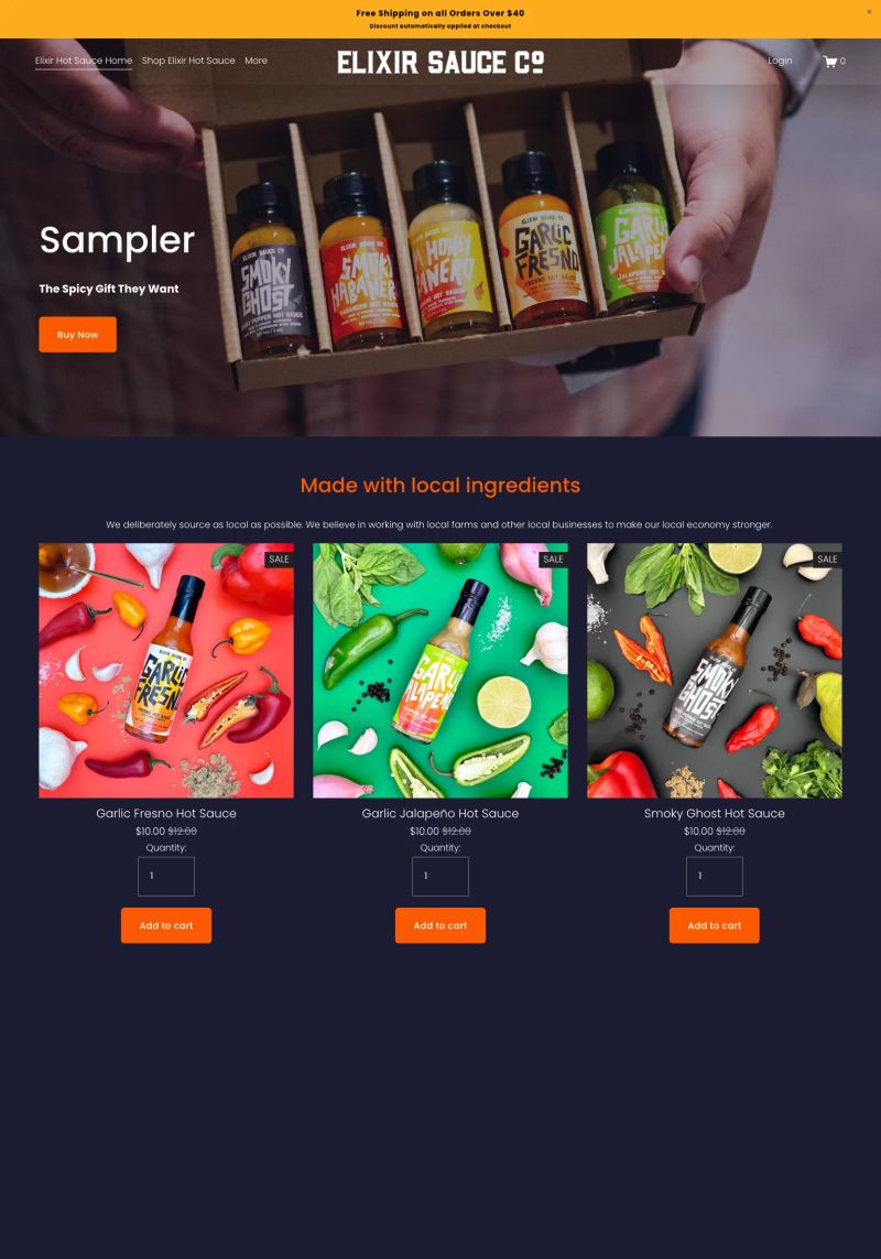 Elixir Sauce Co screenshot