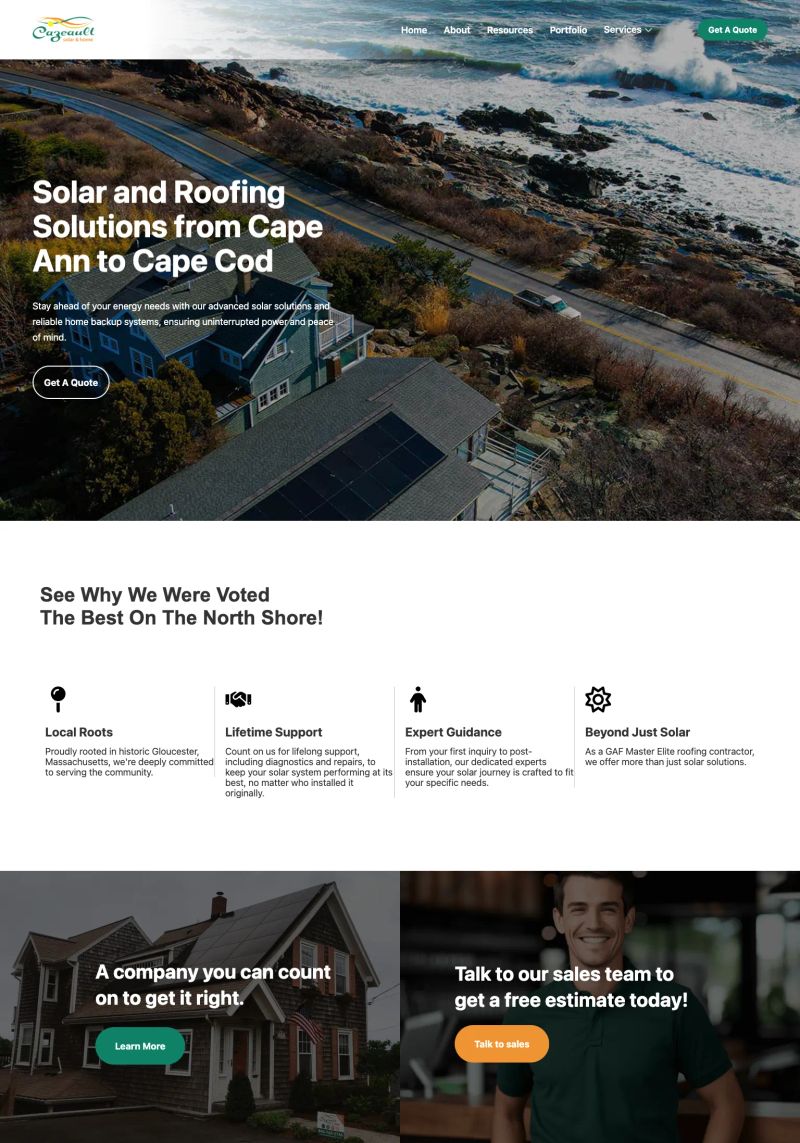 Cazeault Solar Home screenshot