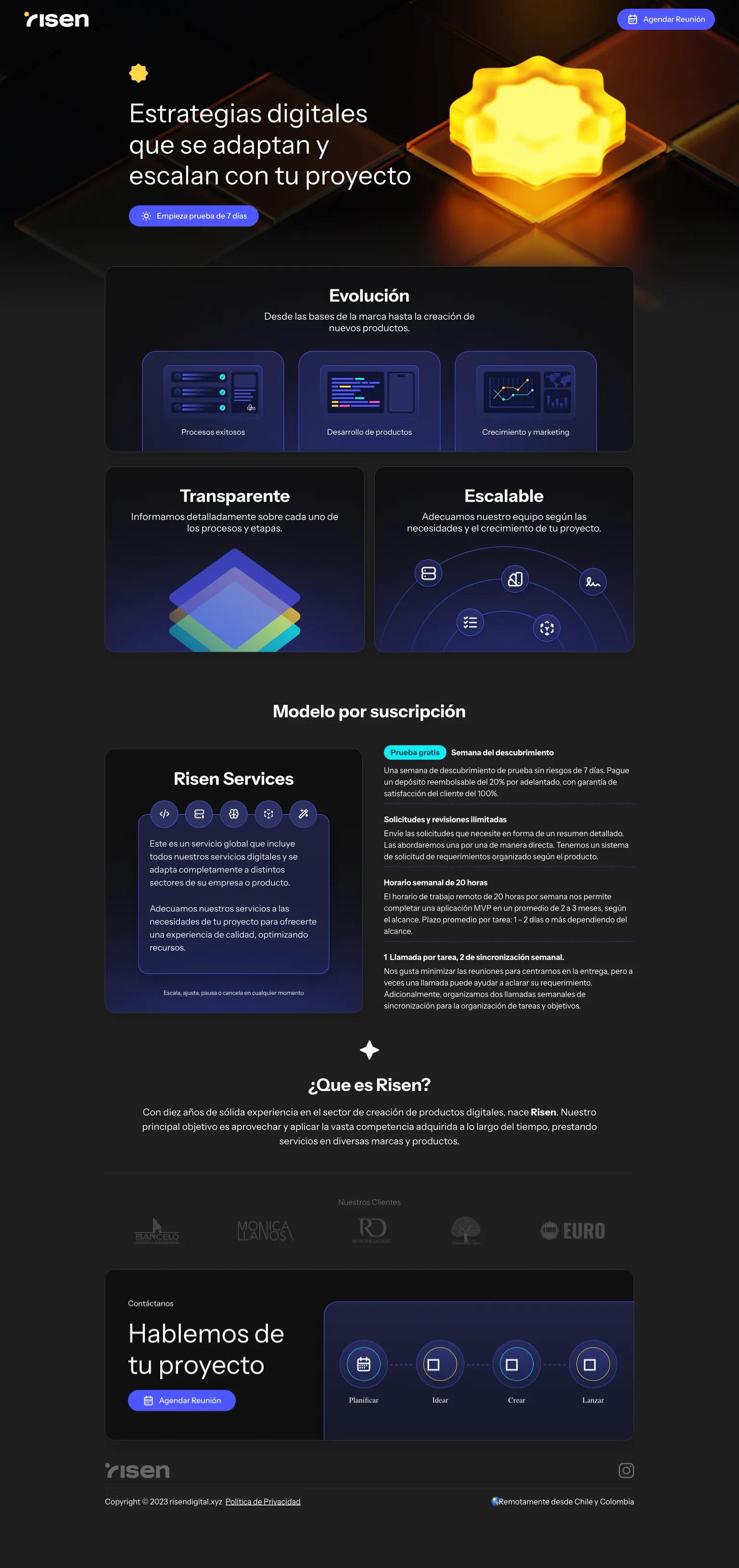 Risen Digital screenshot