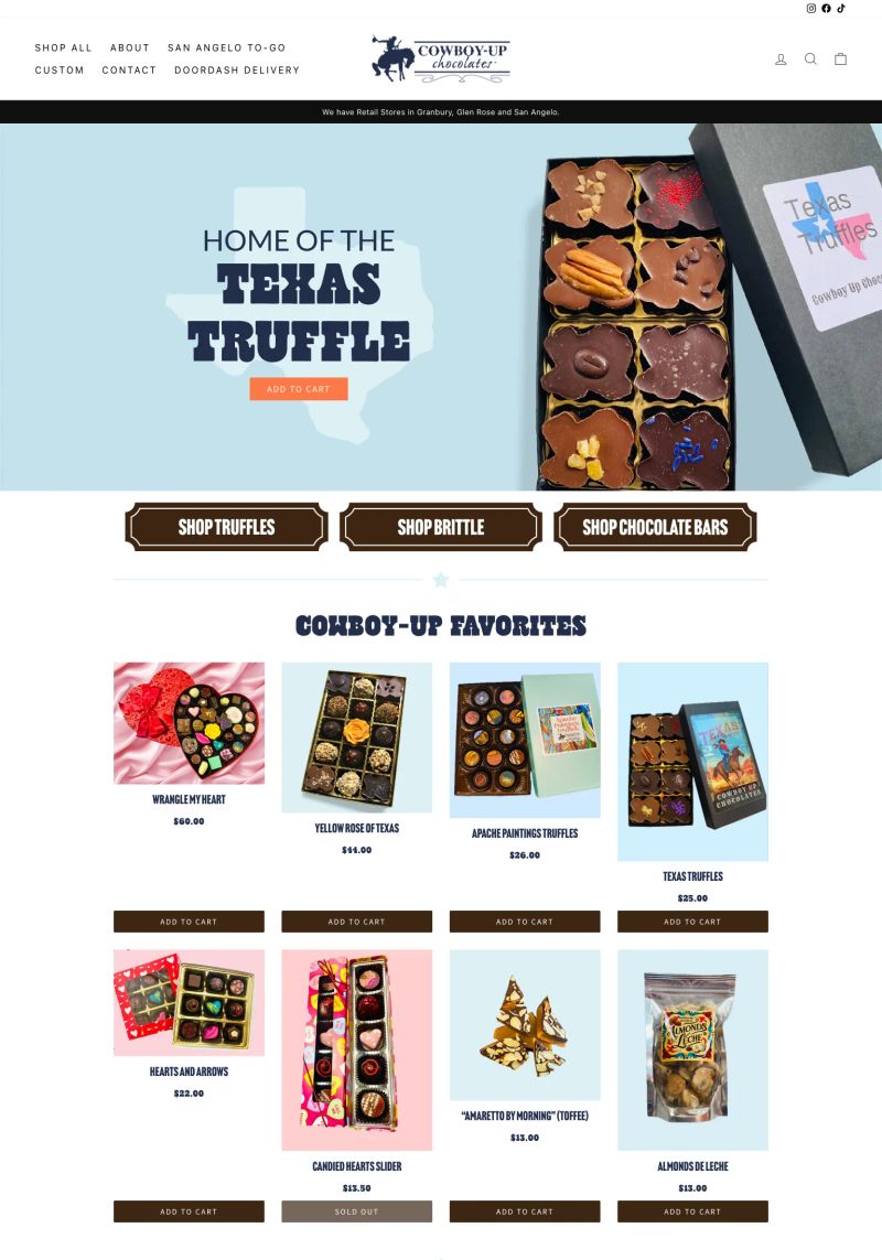 Cowboy-Up Chocolates screenshot