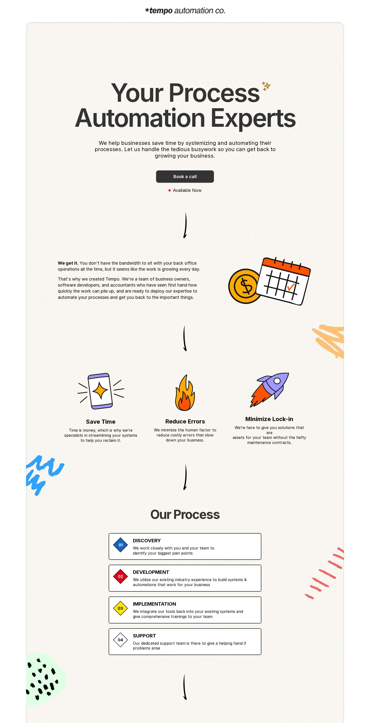 Tempo Automation screenshot