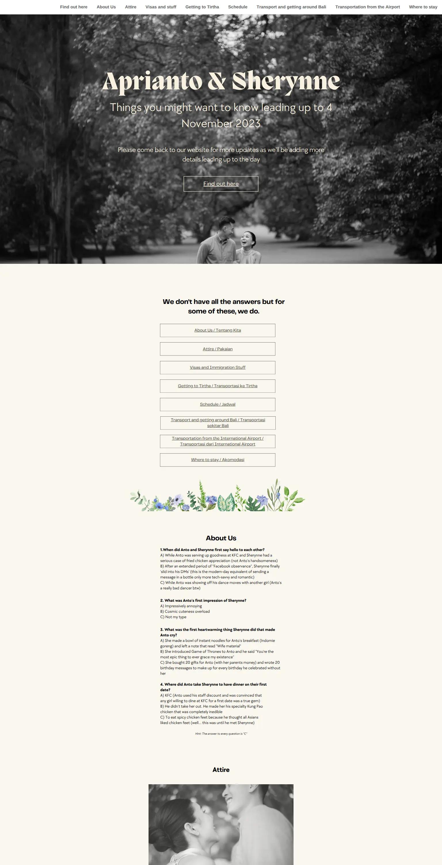 Anto & Sherynne screenshot