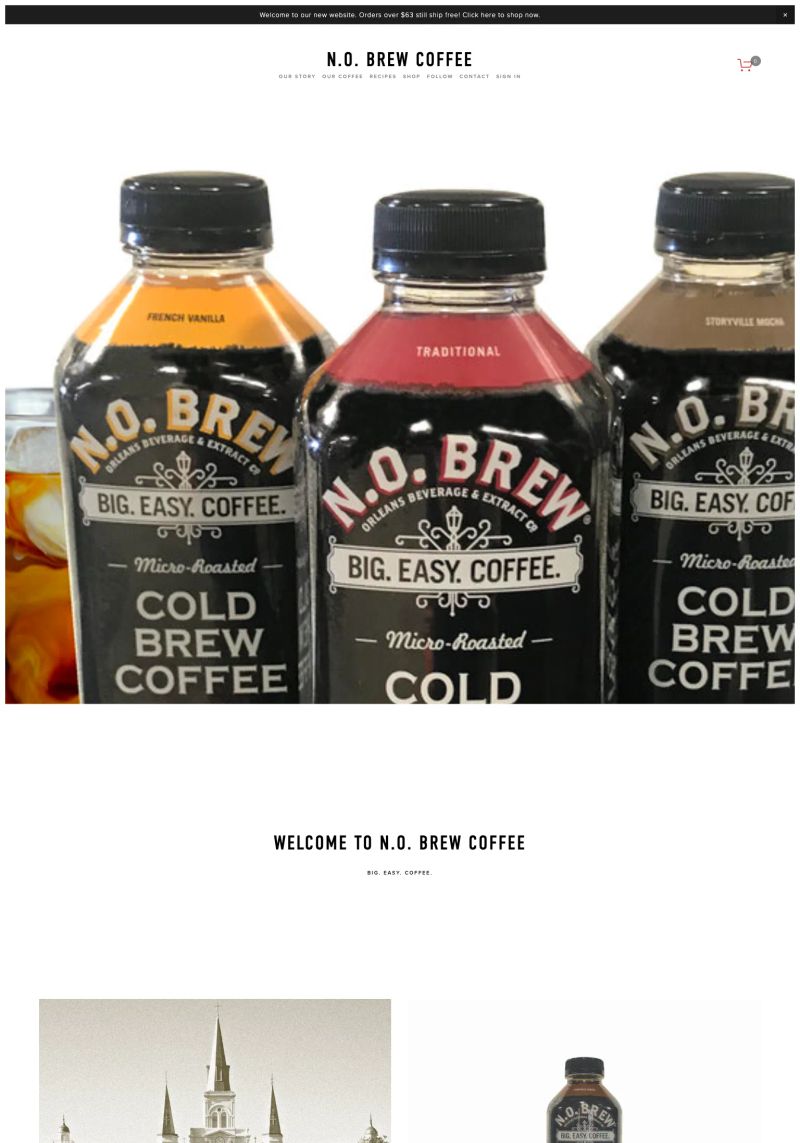N.O. Brew Coffee screenshot