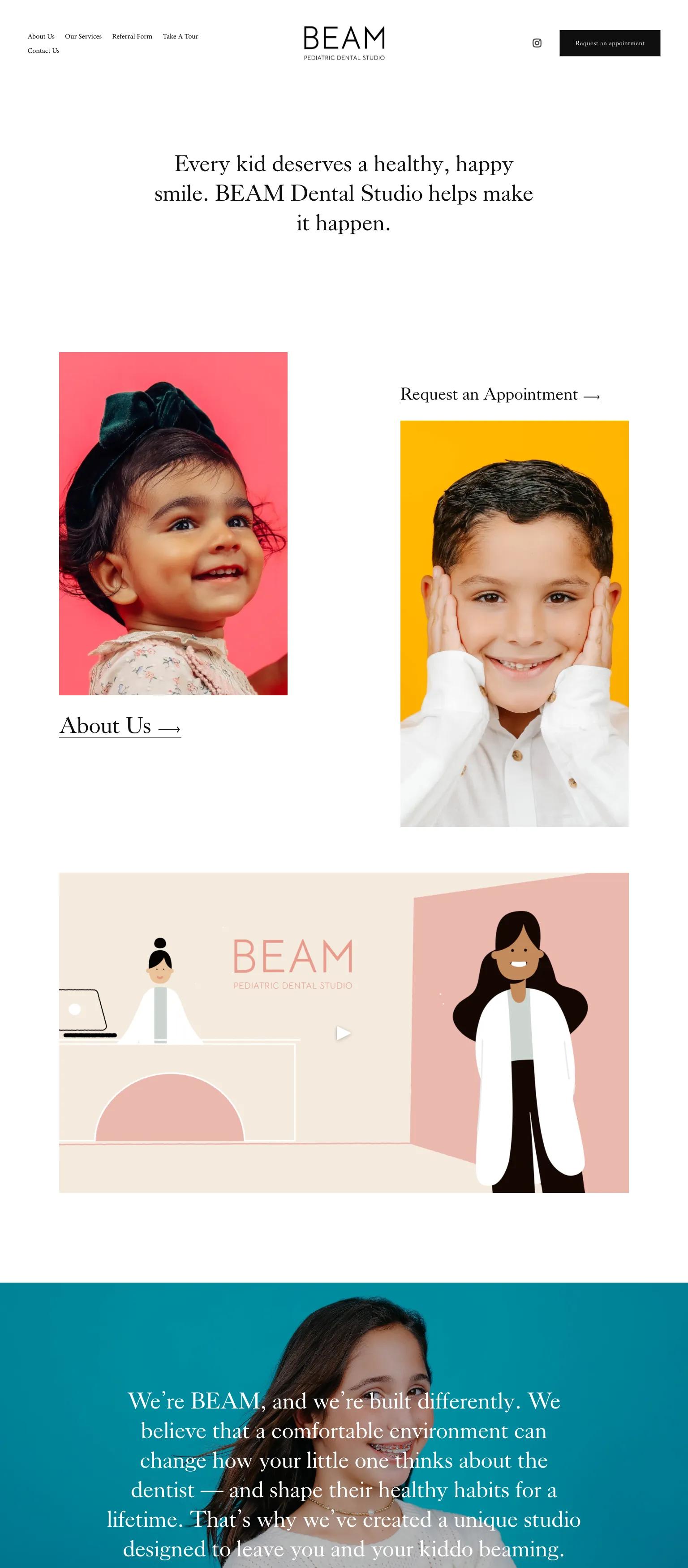 Beam Pediatric Dental Studio screenshot