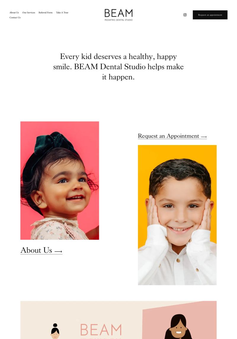 Beam Pediatric Dental Studio screenshot