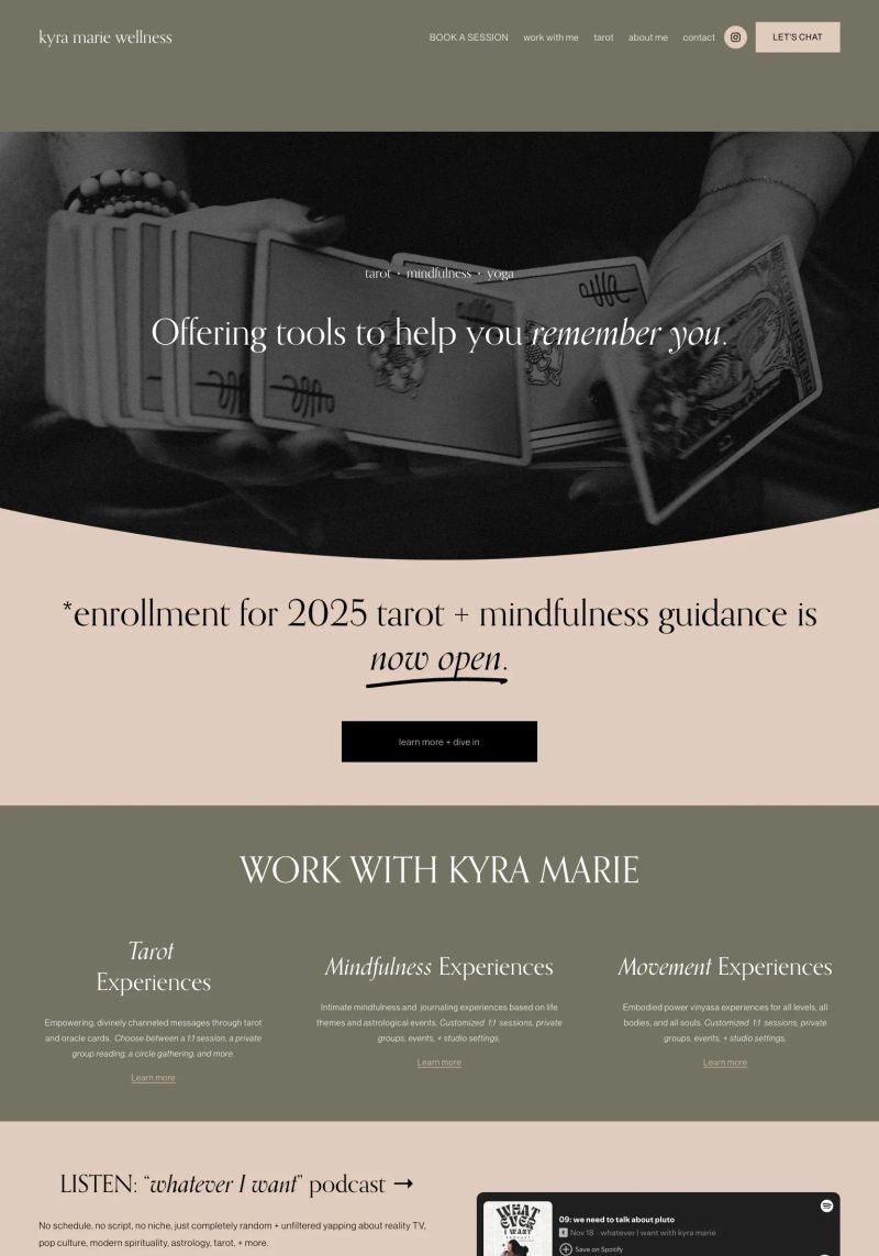 Kyra Marie Wellness screenshot