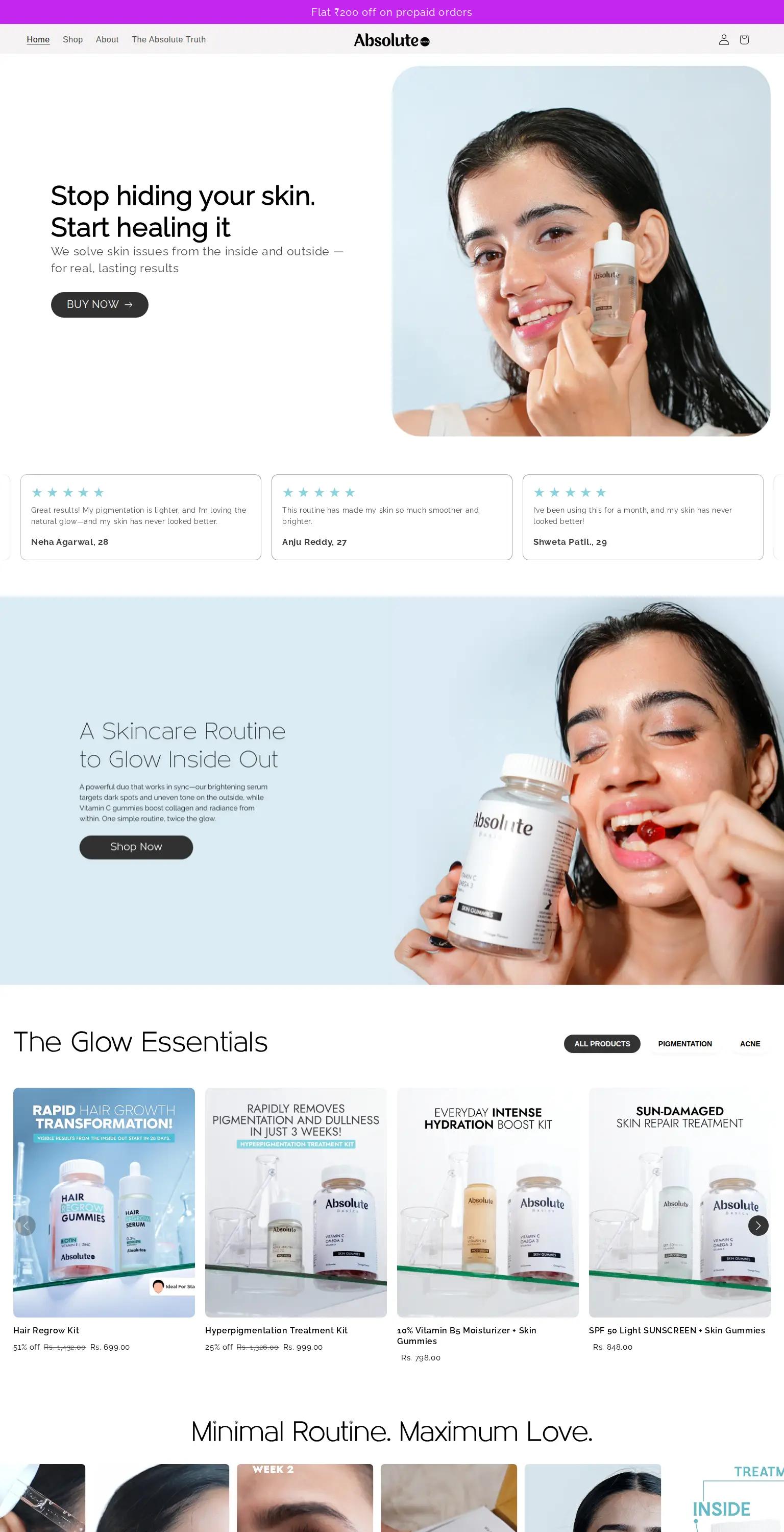 Absolute Basics screenshot