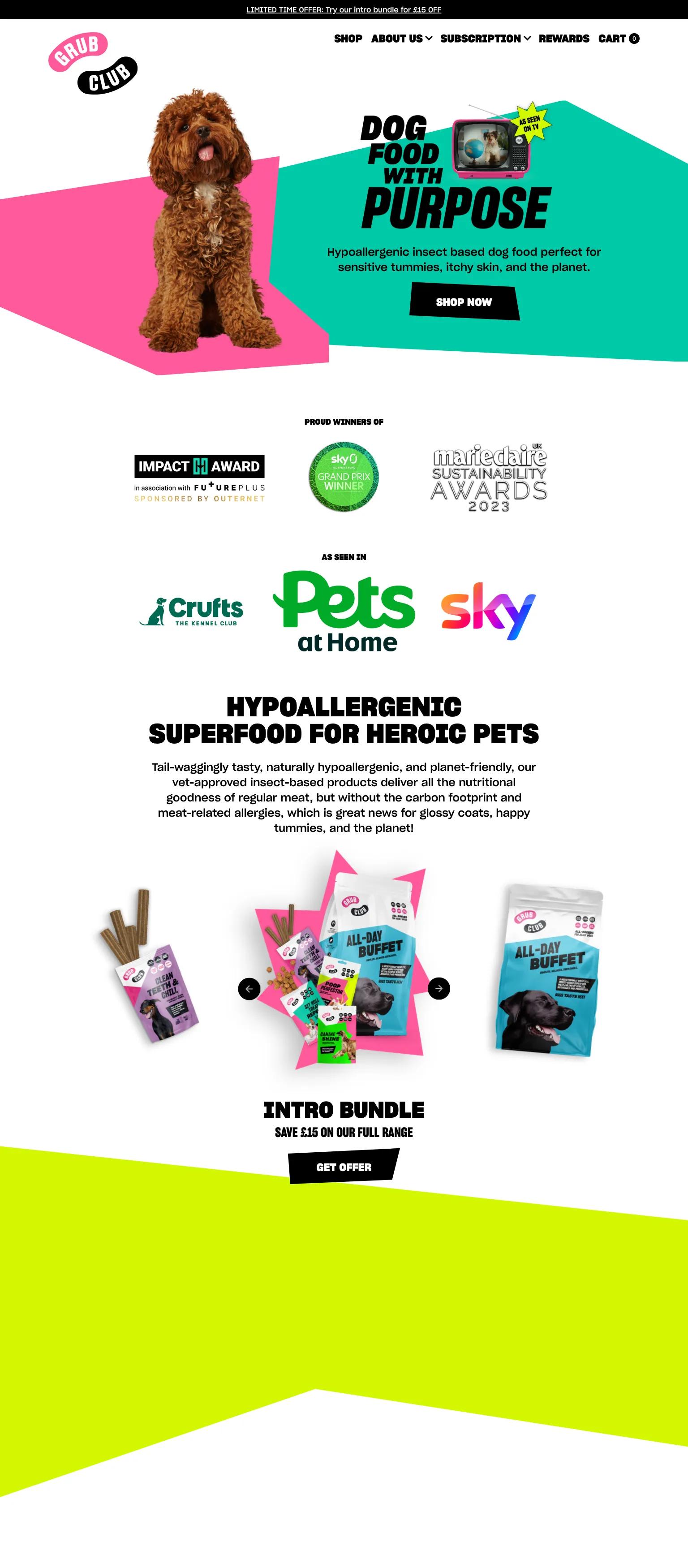 Grub Club Pets screenshot