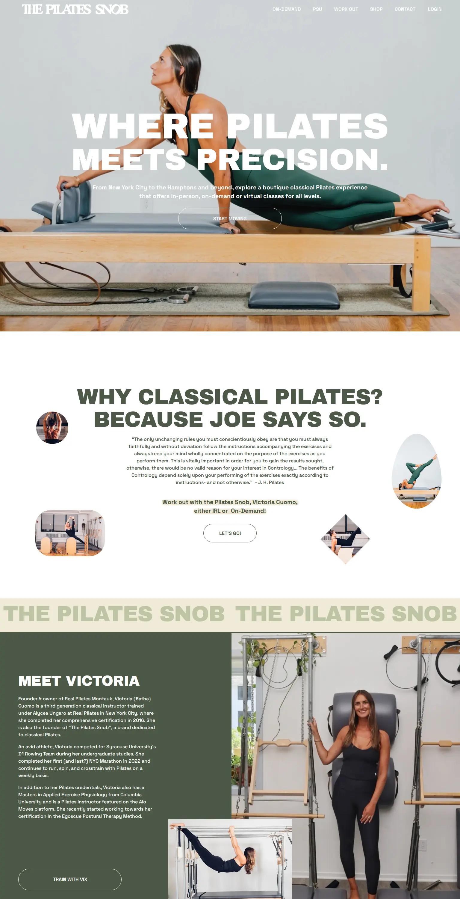 The Pilates Snob screenshot
