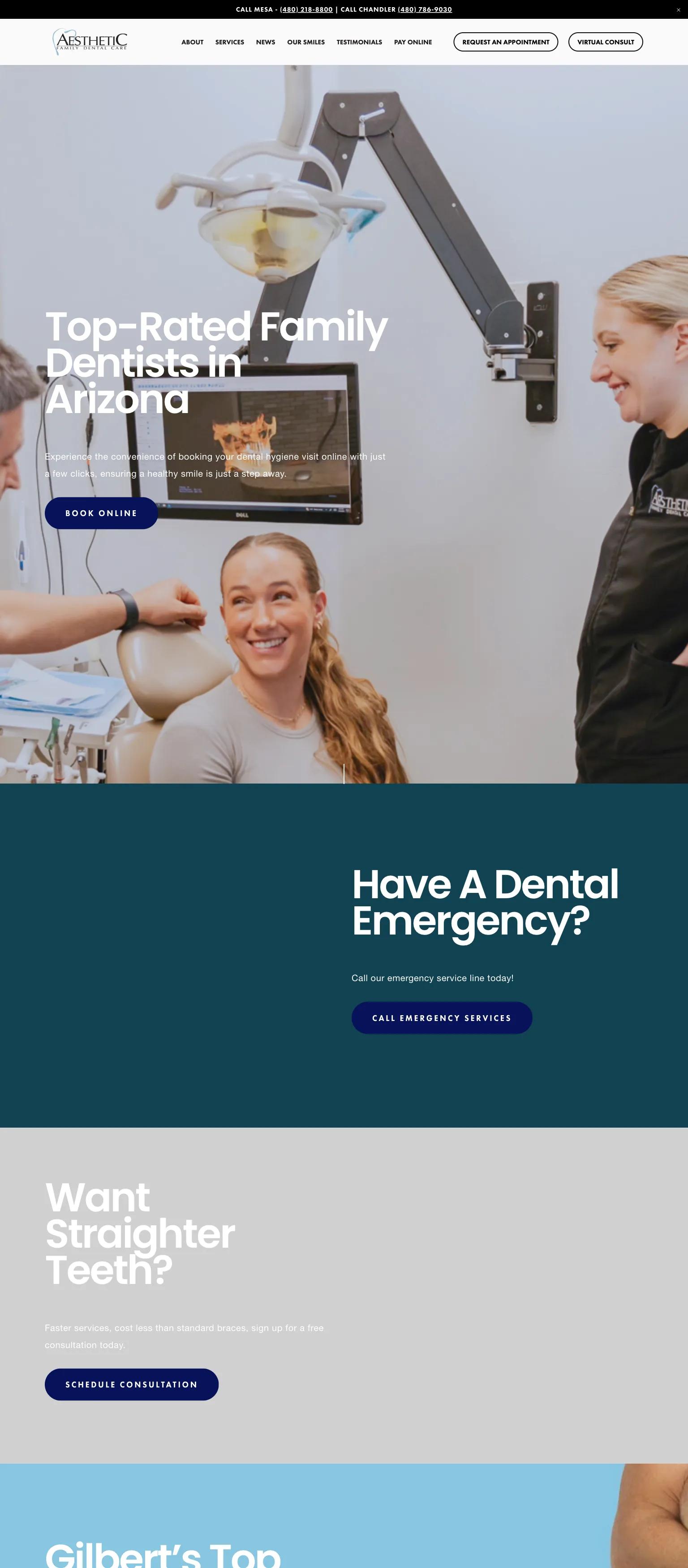 Aesthetic Family Dental Care screenshot