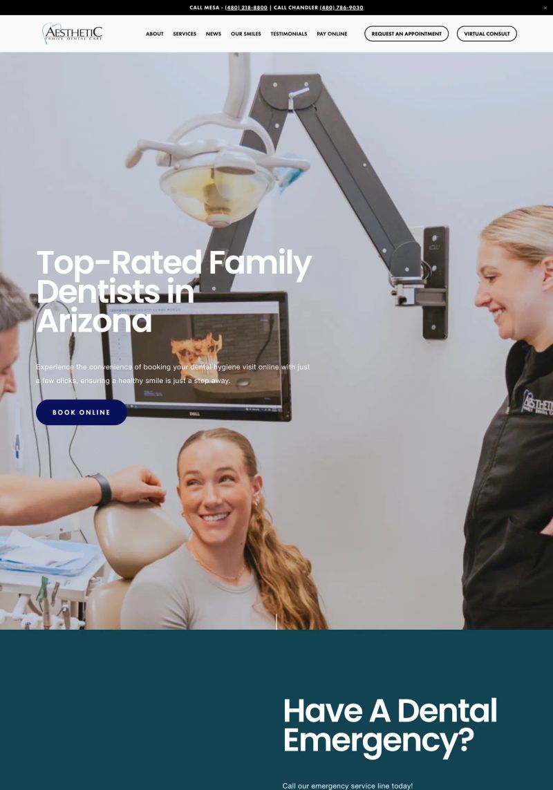 Aesthetic Family Dental Care screenshot