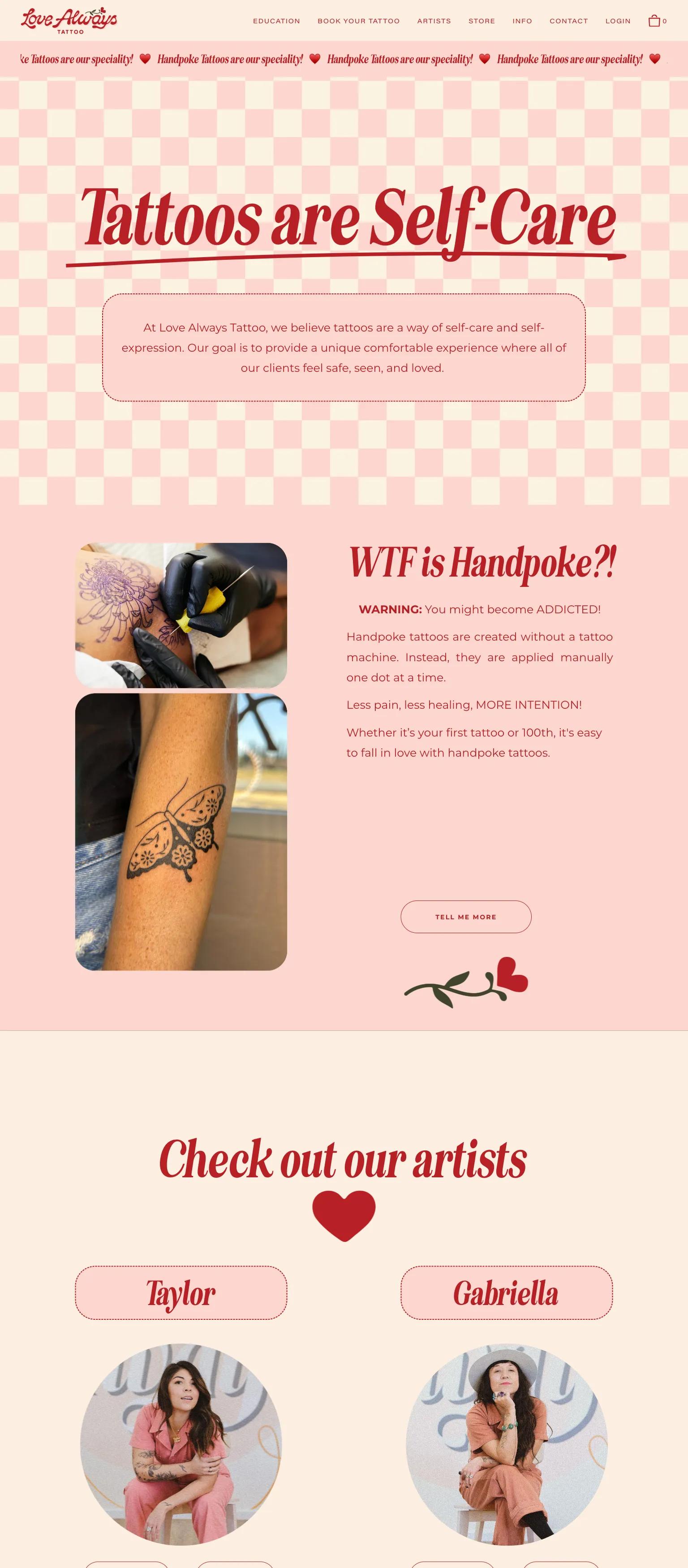 Love Always Tattoo screenshot