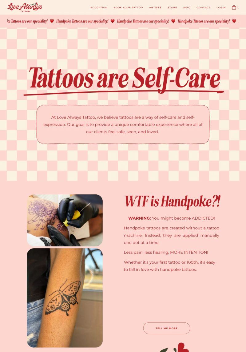 Love Always Tattoo screenshot