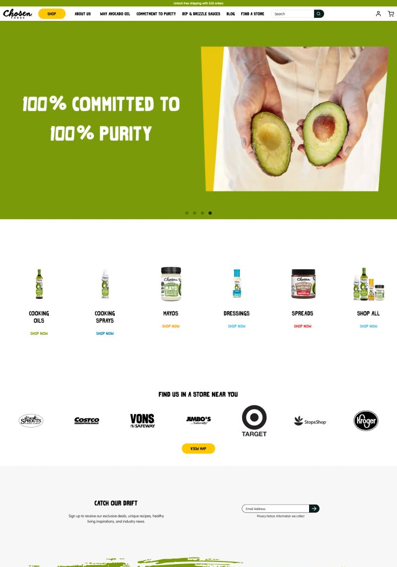 Chosen Foods screenshot