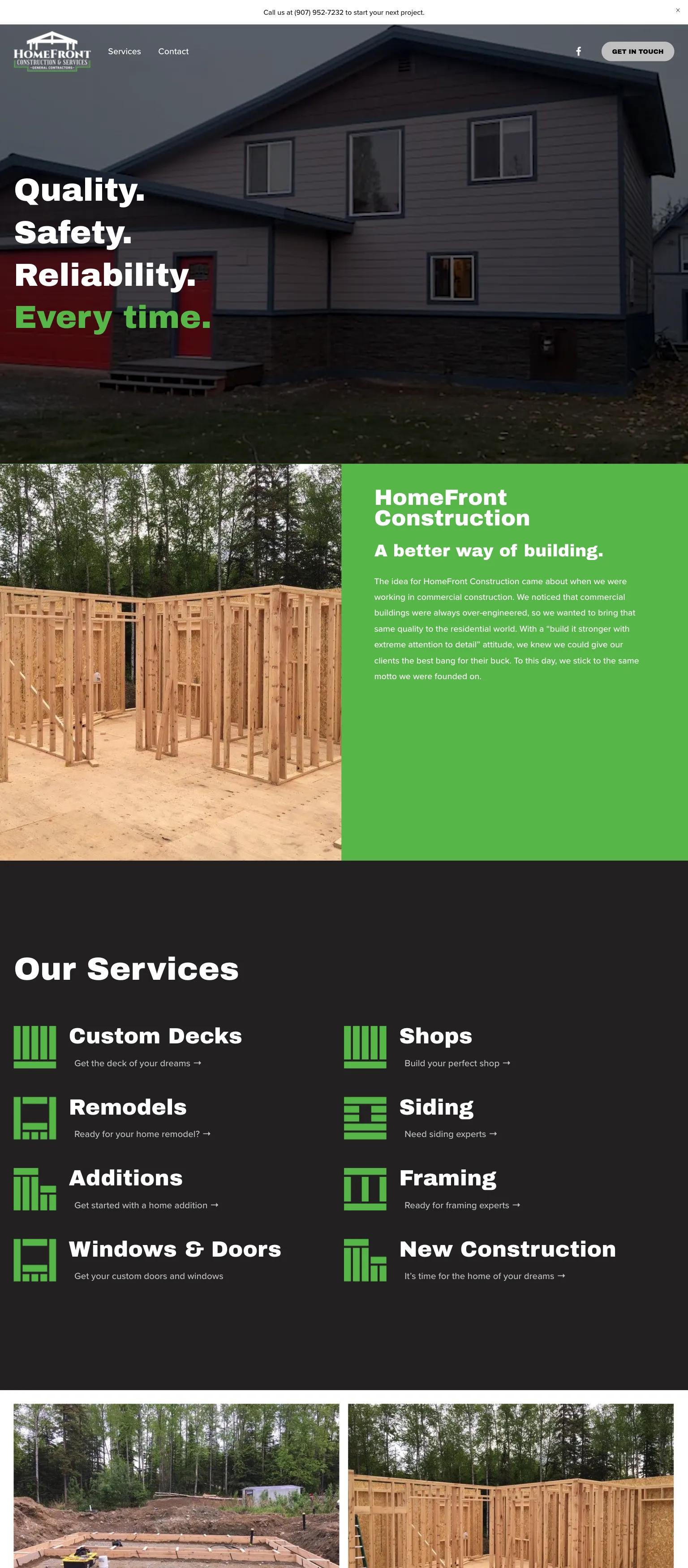 HomeFront Construction screenshot